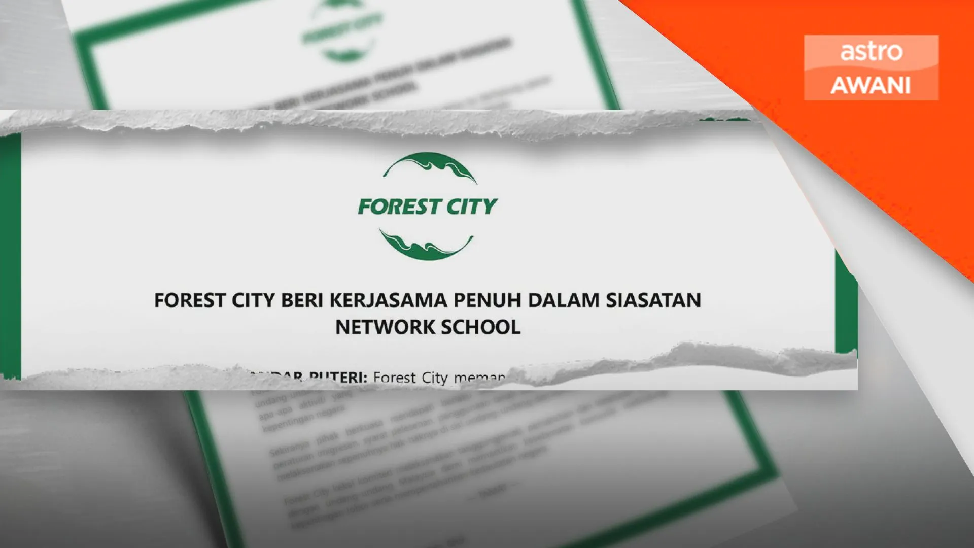 Isu Network School: Pemaju Forest City sedia beri kerjasama penuh siasatan