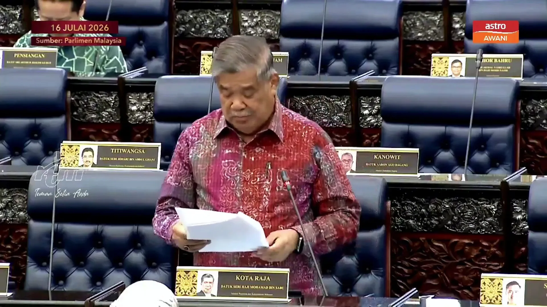 Jika kemarau, penggunaan air untuk padi dioptimumkan — Mohamad Sabu