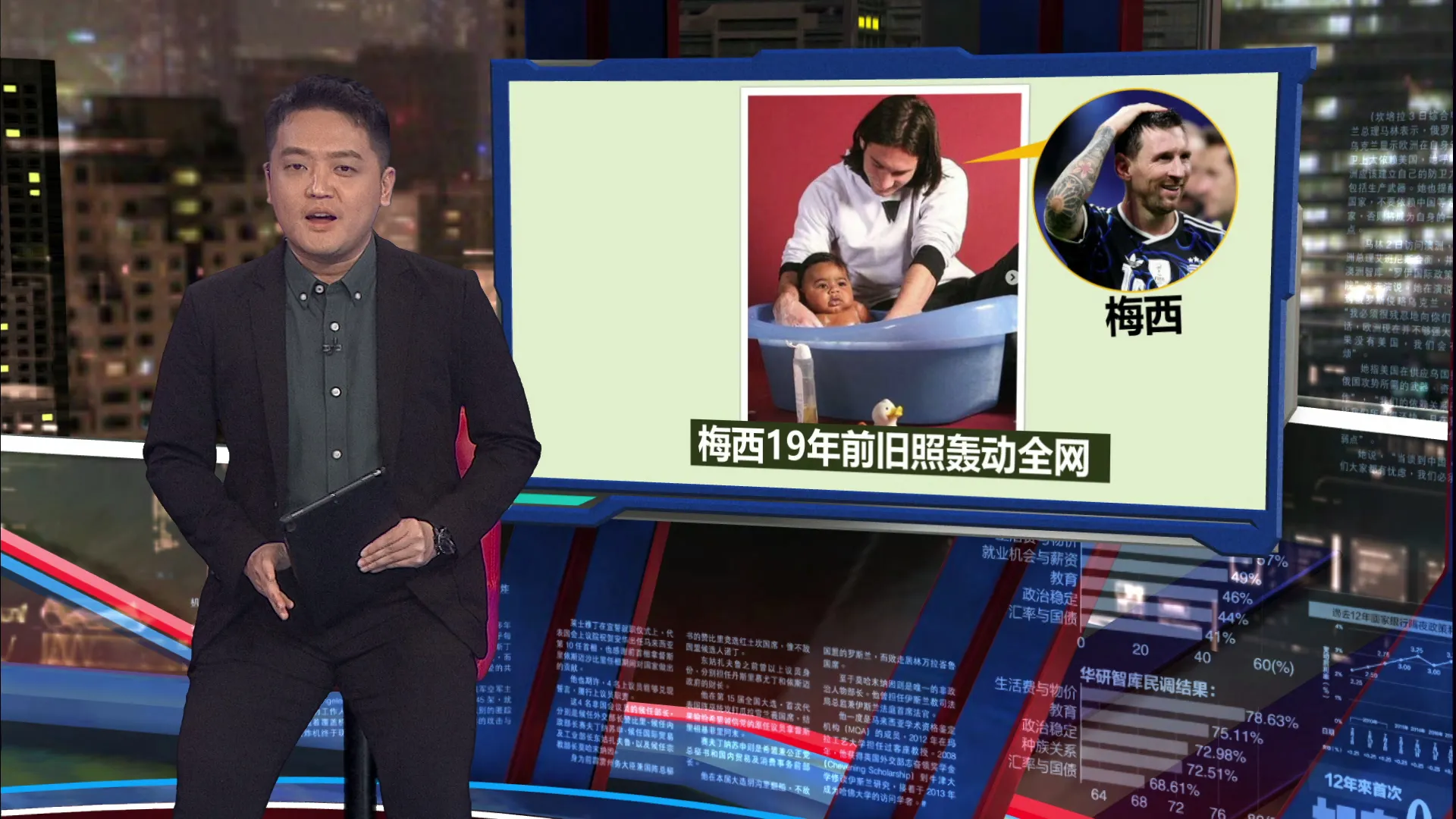 梅西曾为婴儿亚马尔洗澡   19年后世界杯决赛碰头！