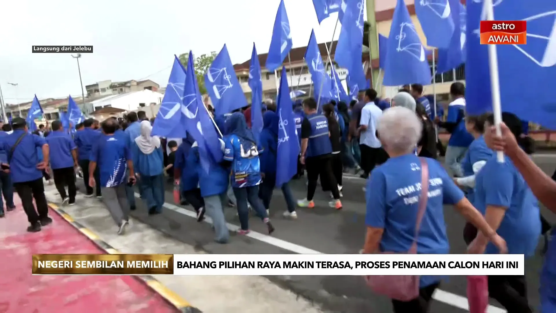 Jalaluddin, dua lagi calon BN tiba di pusat penamaan calon Jelebu