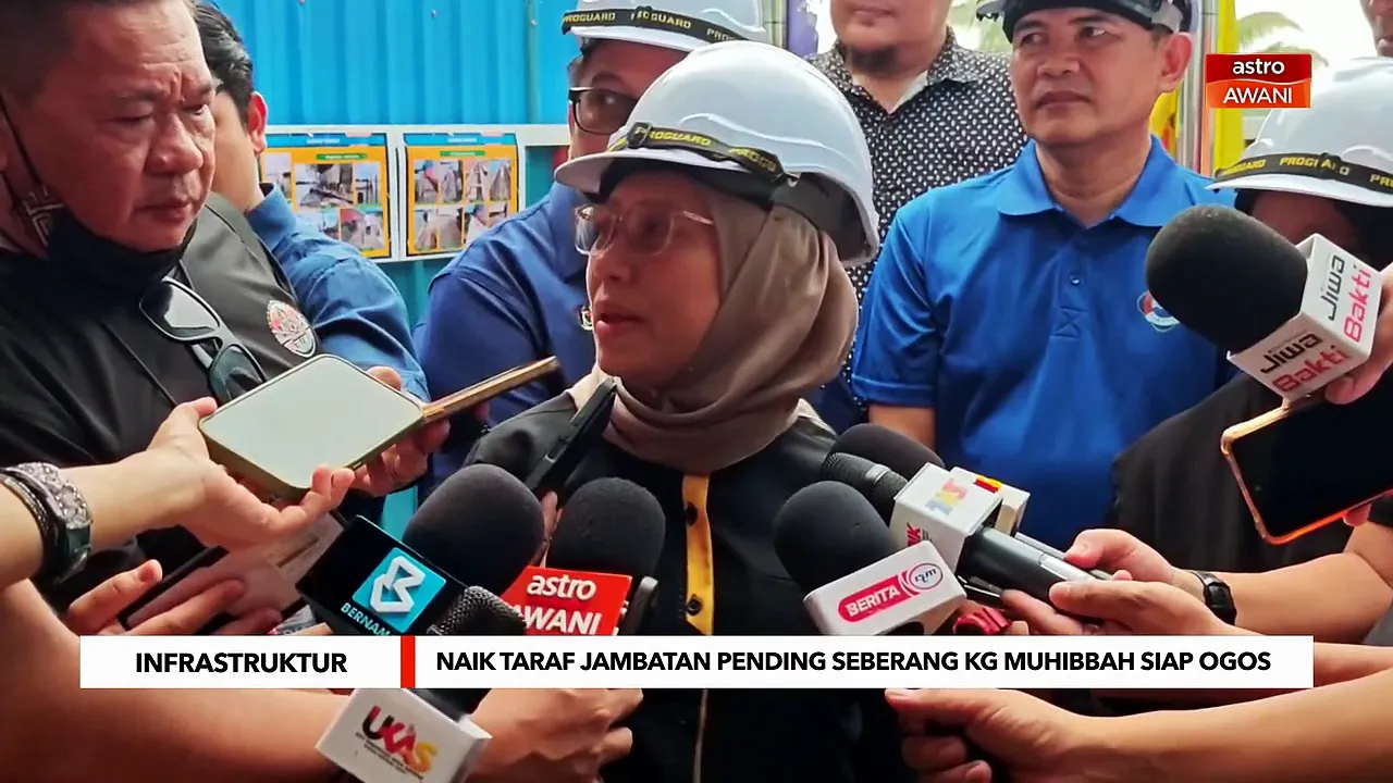 Naik taraf Jambatan Pending Seberang Kampung Muhibbah siap Ogos