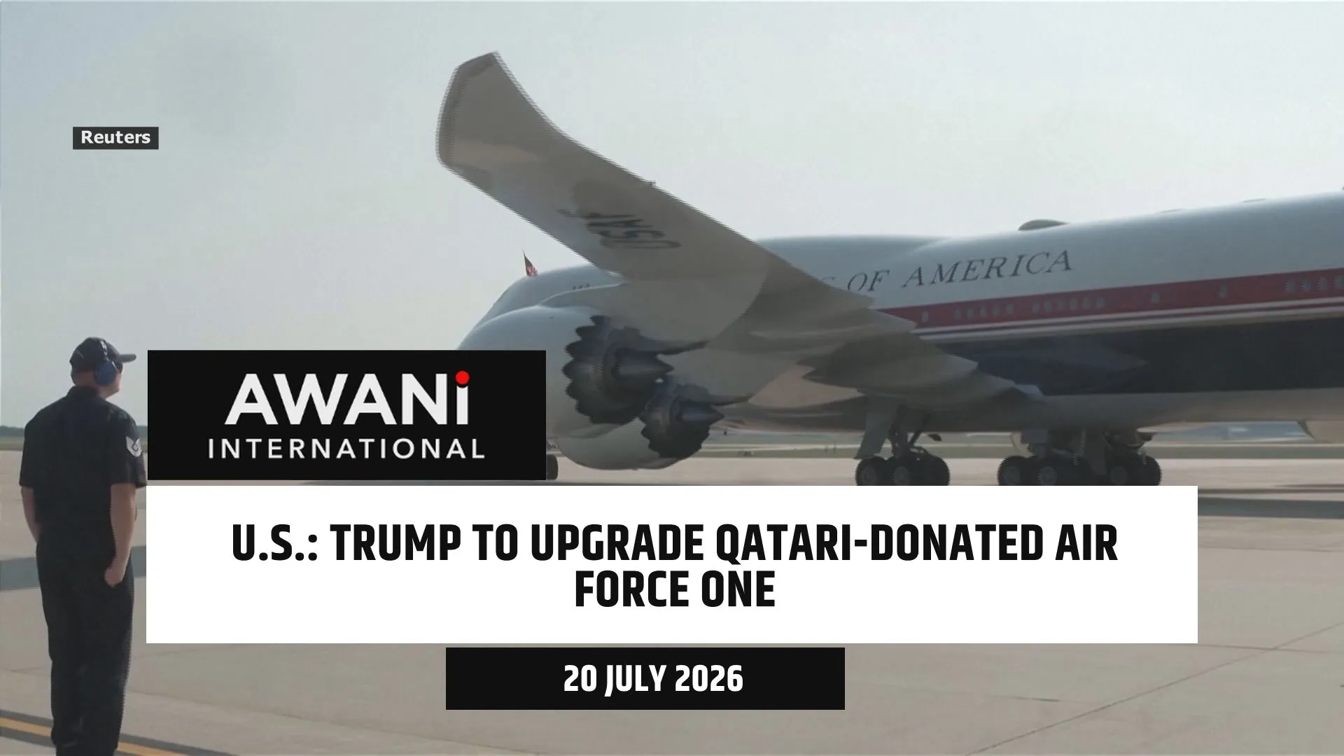 Trump to upgrade Qatari-donated Air Force One