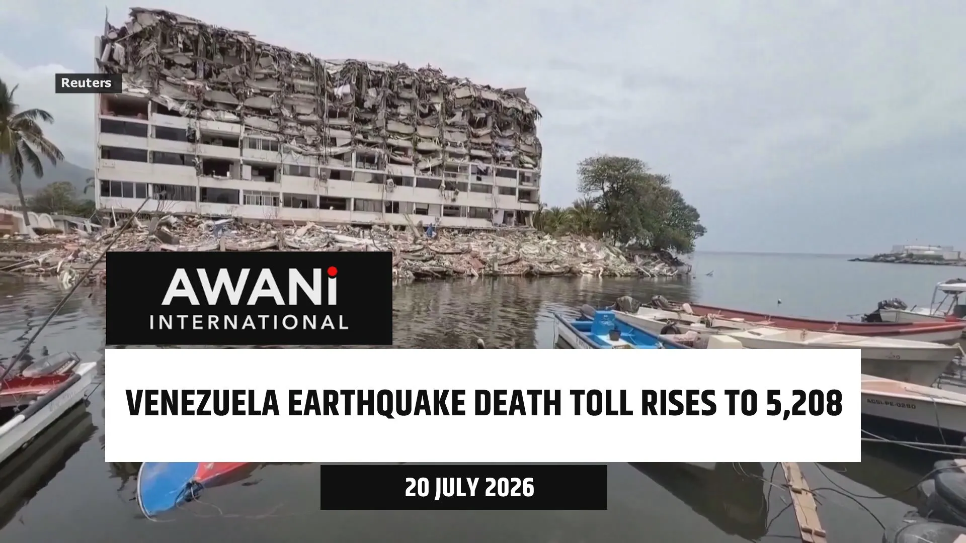 Venezuela earthquake death toll rises to 5,208