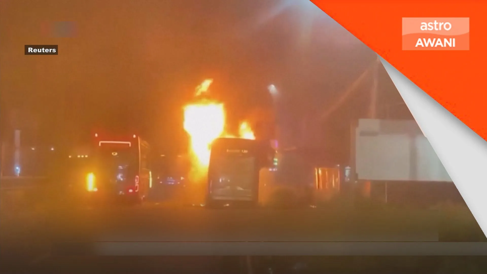 Tujuh maut, lima cedera dalam kebakaran bas di selatan Vietnam