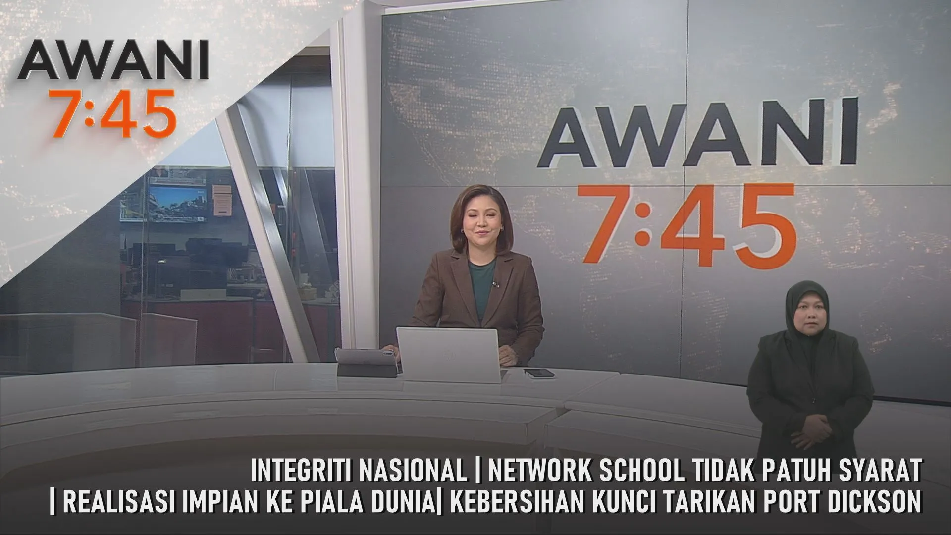AWANI 7:45 [21/7/2026] – Integriti Nasional | Network School Tidak Patuh Syarat | Realisasi Impian Ke Piala Dunia| Kebersihan Kunci Tarikan Port Dickson