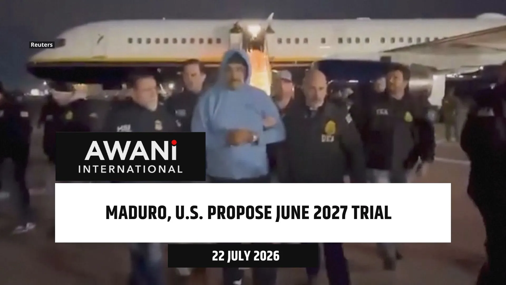 Maduro, U.S. propose June 2027 drug trial