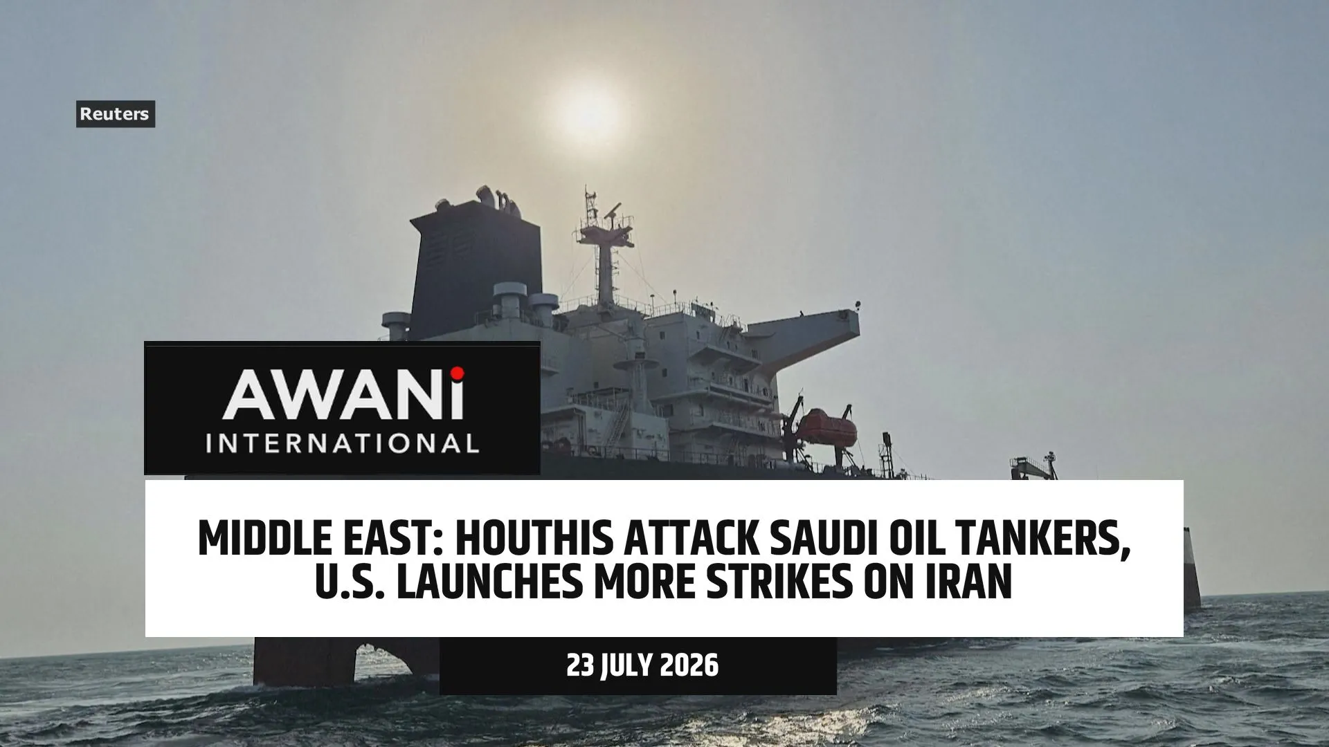 Houthis attack Saudi oil tankers, U.S. launches more strikes on Iran