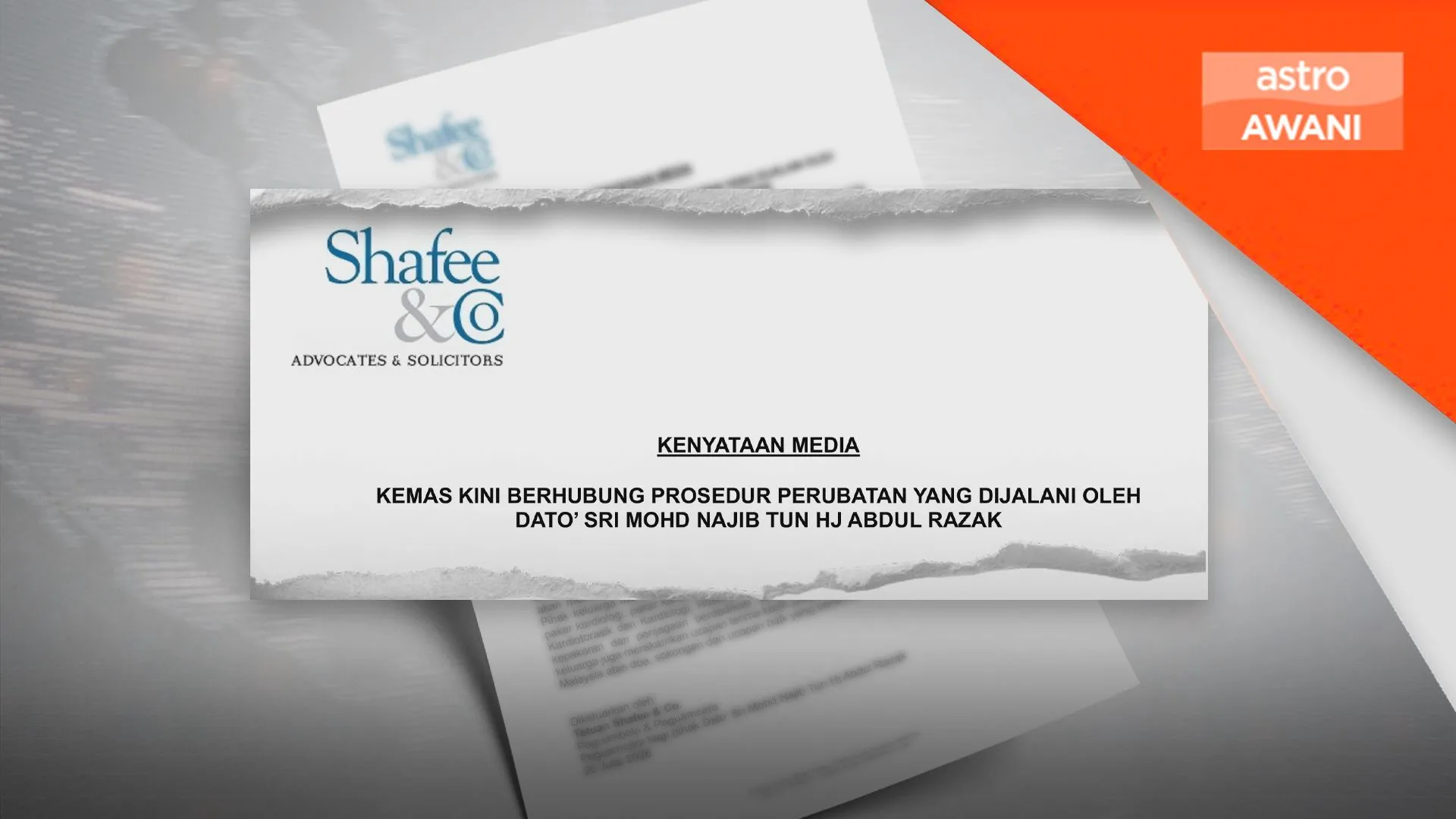 Najib sihat,  tidak perlu pasang stent
