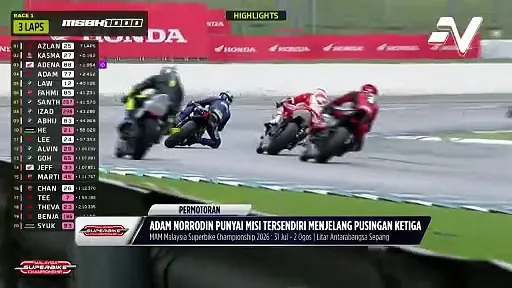 Adam Norrodin sasar pecah dominasi kelompo depan dalam aksi pusingan ketiga nanti