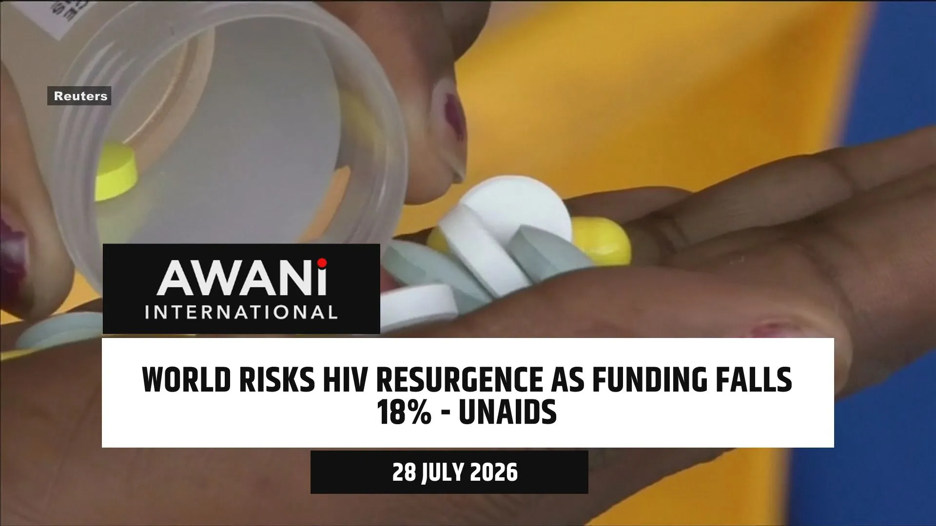 World risks HIV resurgence as funding falls 18% - UNAIDS