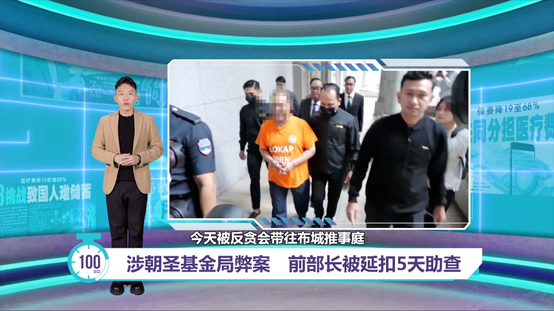 涉朝圣基金局弊案　前部长遭延扣5天助查
