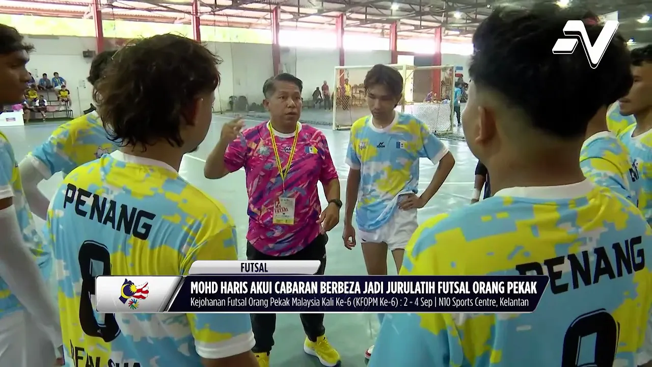 Haris Fadillah berkongsi pengalaman berbeza menjadi jurulatih futsal pekak