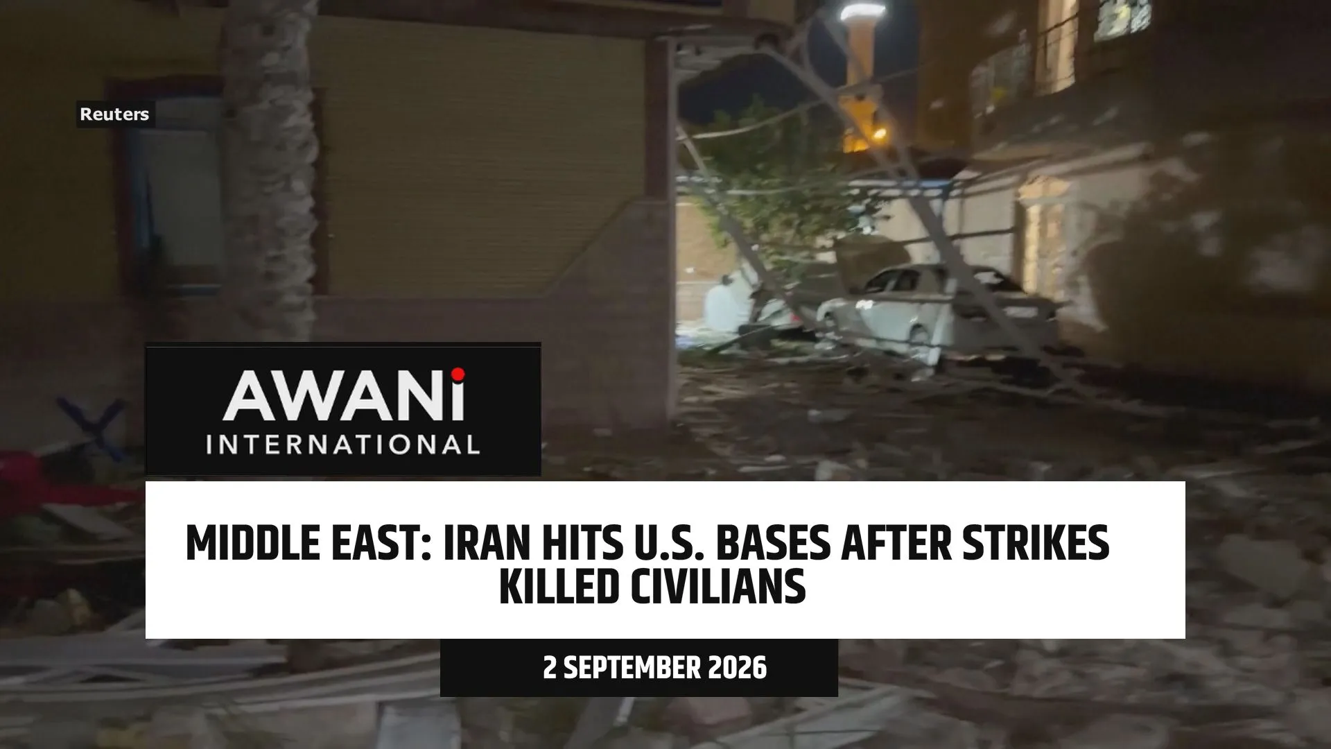 Middle East: Iran hits U.S. bases after strikes killed civilians