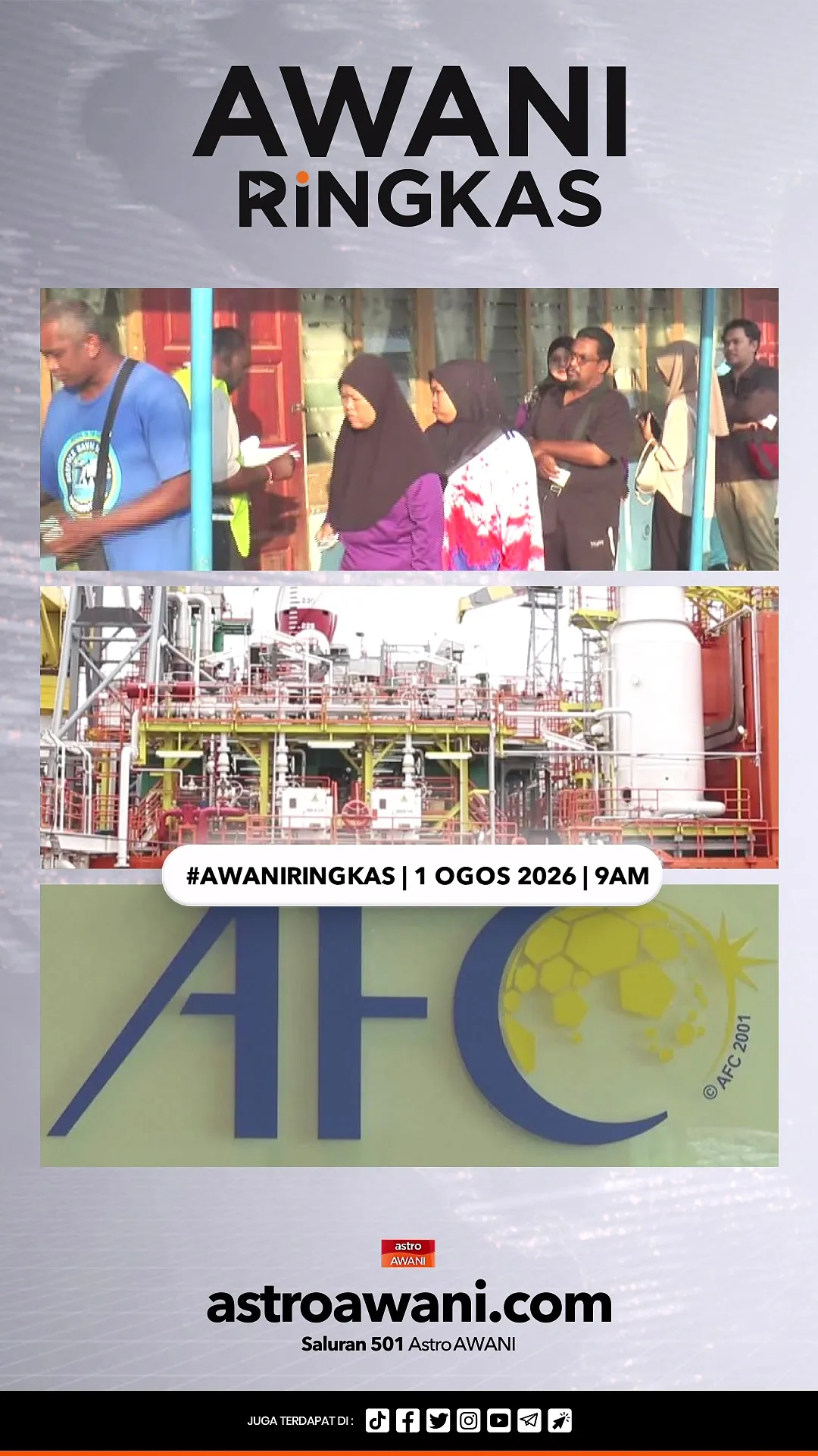 #AWANIRingkas 1 Ogos 2026 | 9AM