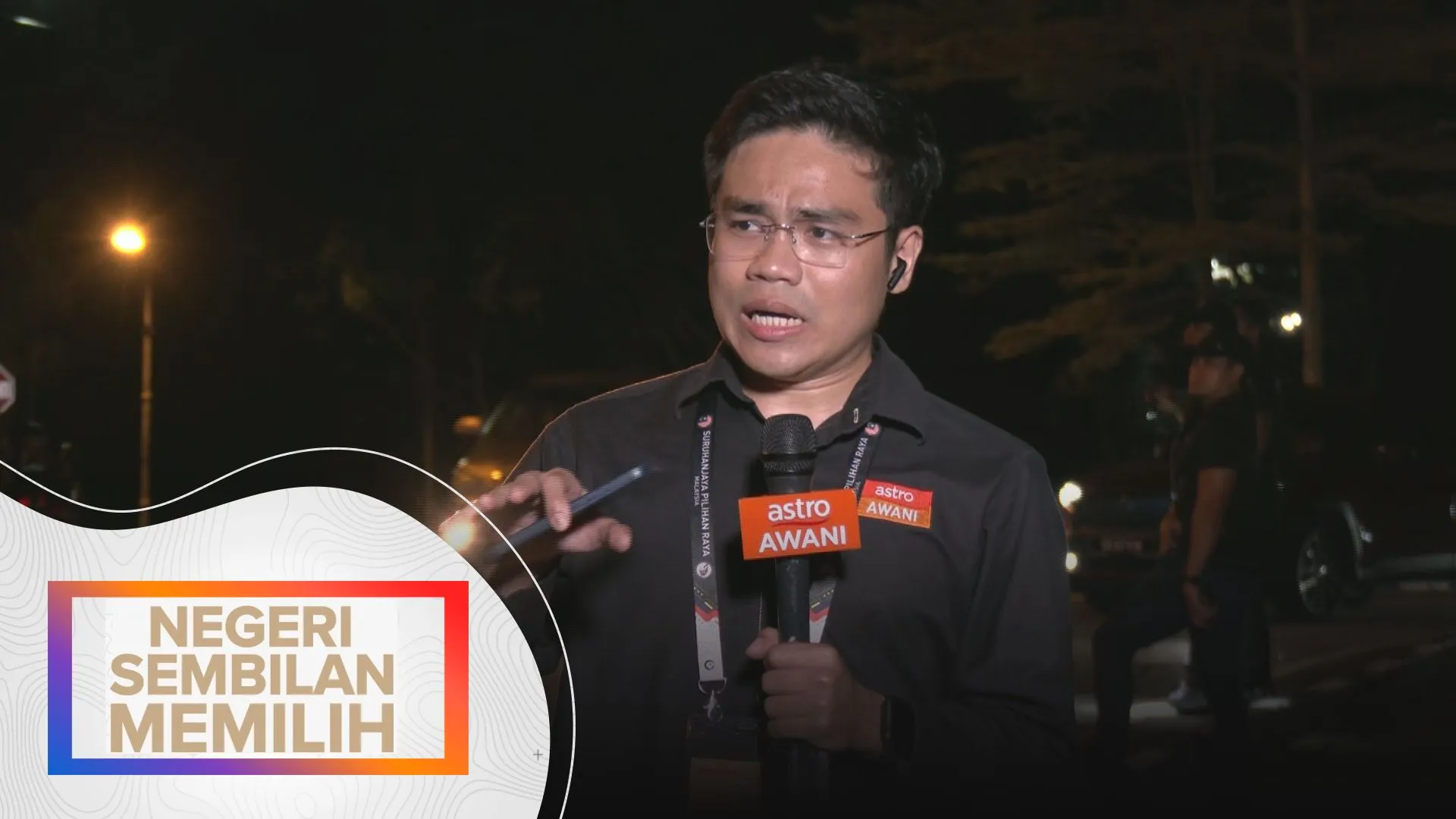 Suasana semasa di luar kediaman rasmi MB Negeri Sembilan