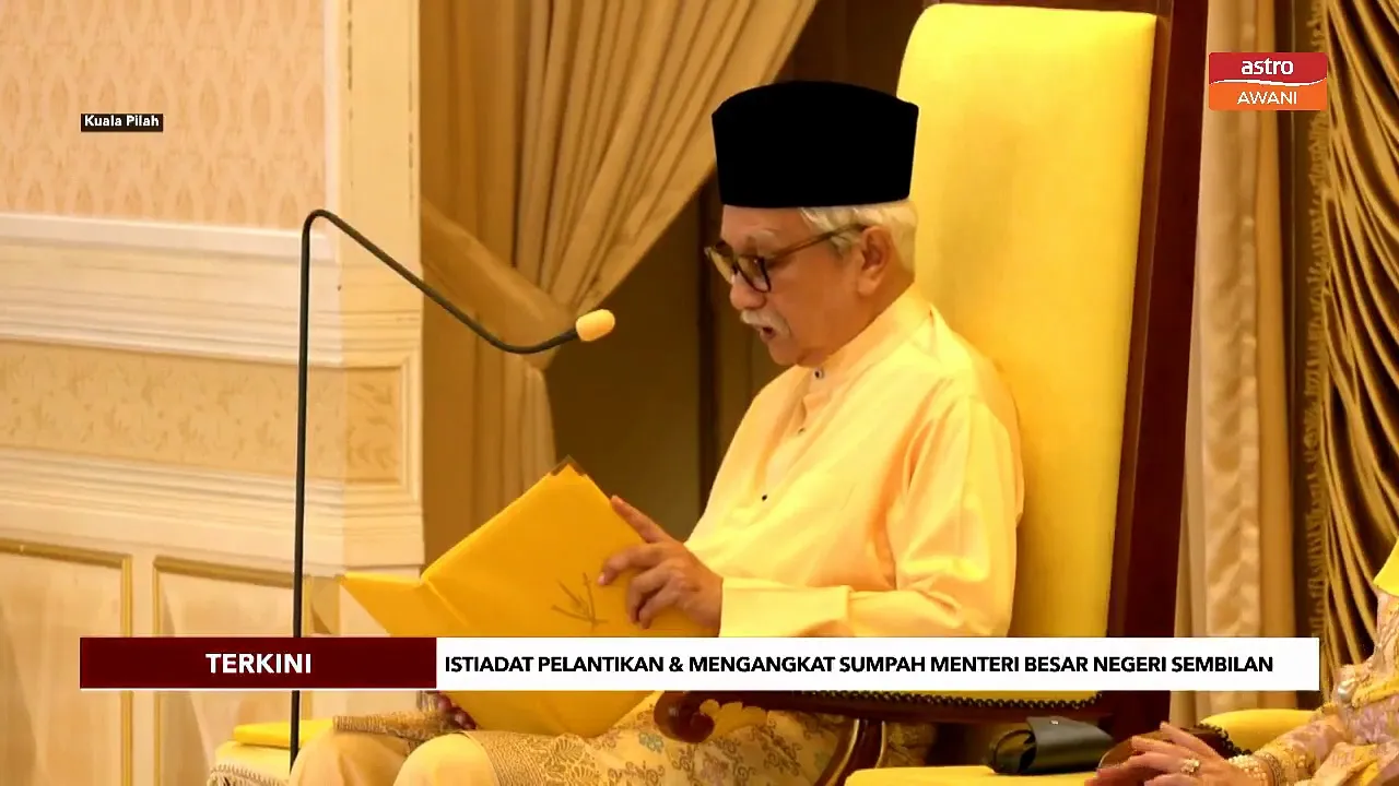 "Amanah yang dipikul adalah amat besar" - Titah DYMM Tuanku Muhriz