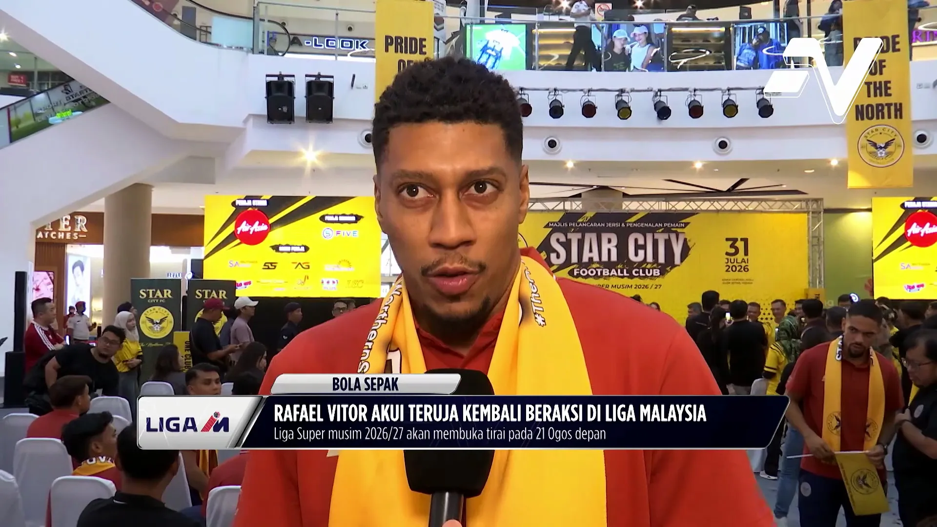 Rafael Vitor gembira kembali beraksi di kancah Liga Malaysia