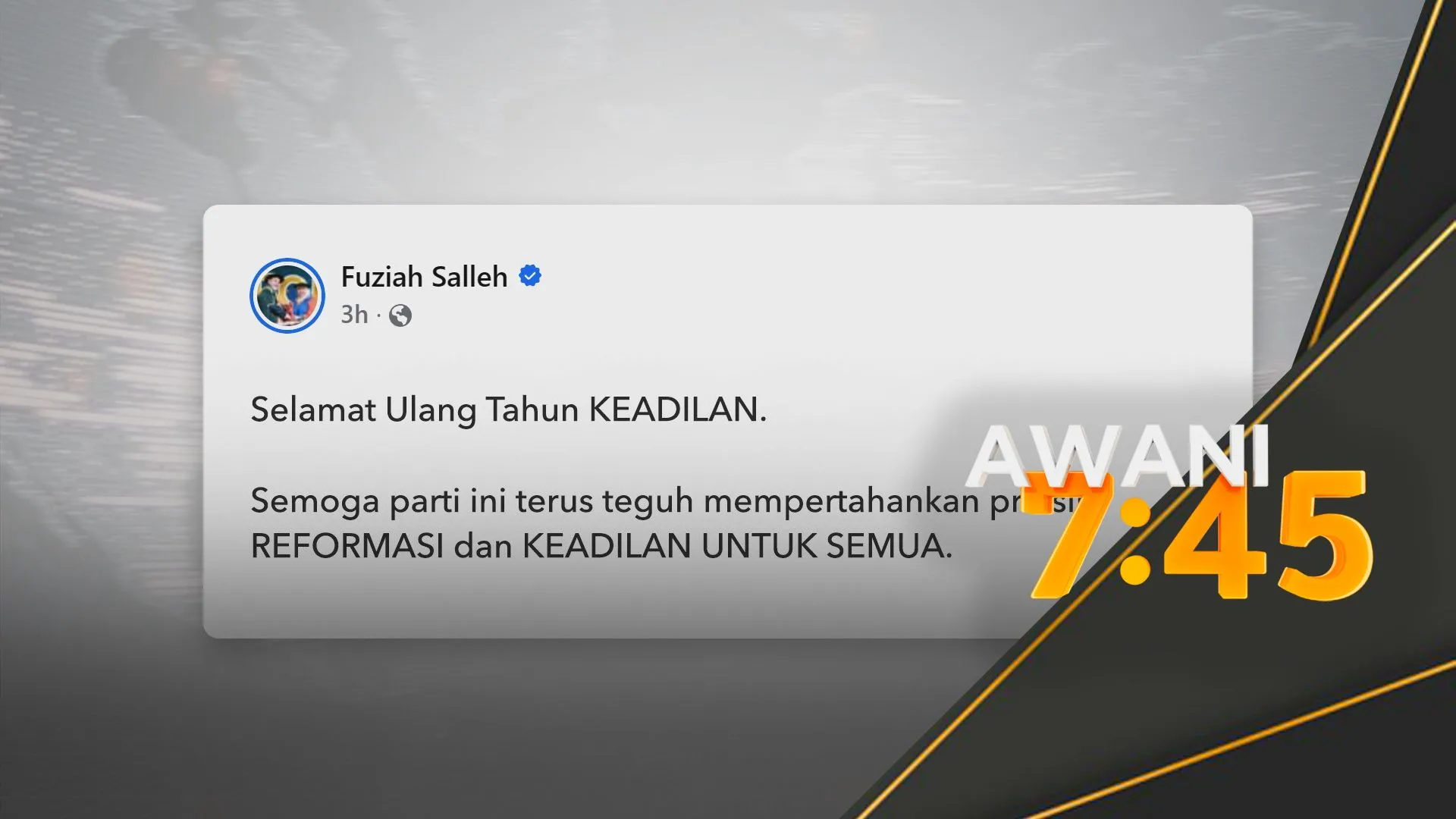 Ujian mematangkan, kekalahan buka ruang bermuhasabah - Fuziah