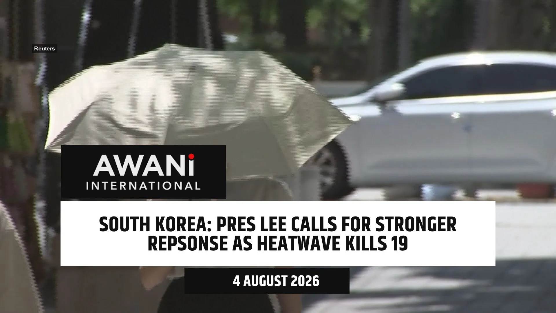 Pres Lee calls for stronger response as heatwave kills 19
