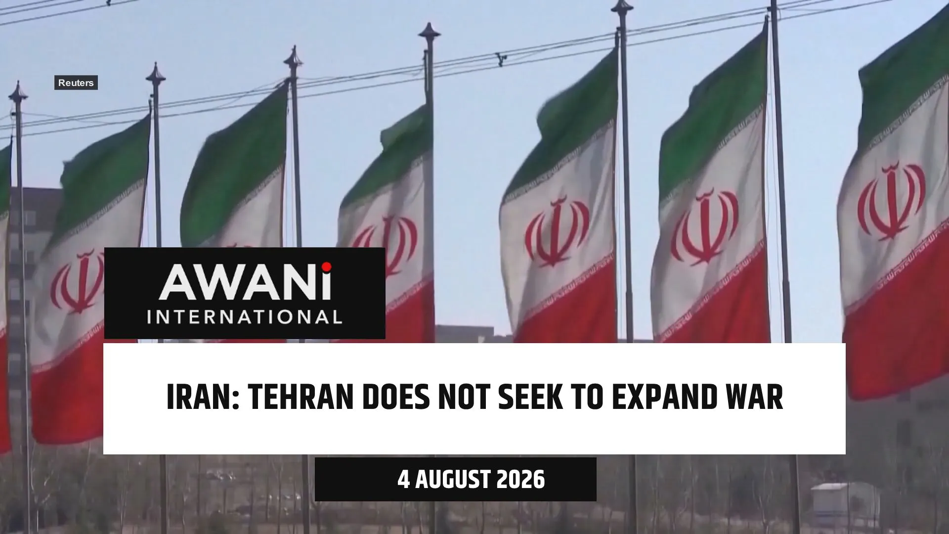 Iran says it does not seek to expand war