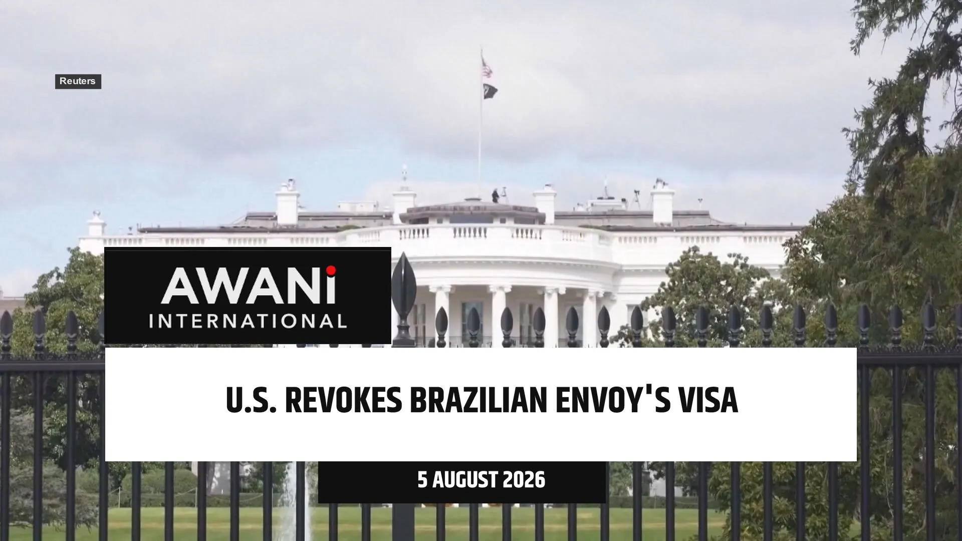 U.S. revokes Brazilian envoy's visa