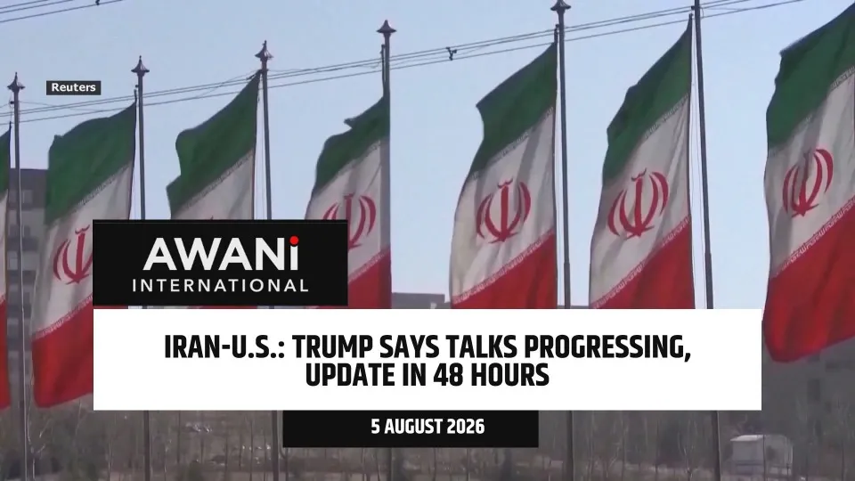Trump says talks progressing, update in 48 hours