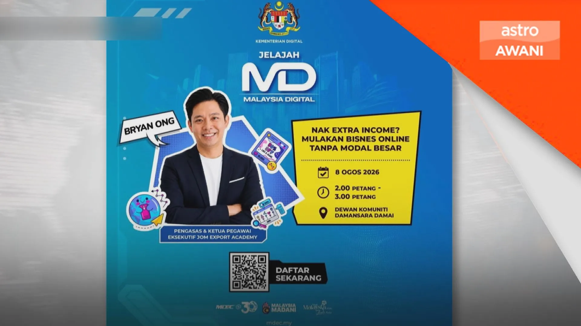 Jelajah Malaysia Digital 2026 bermula Sabtu ini, bawa peluang ekonomi digital ke komuniti setempat