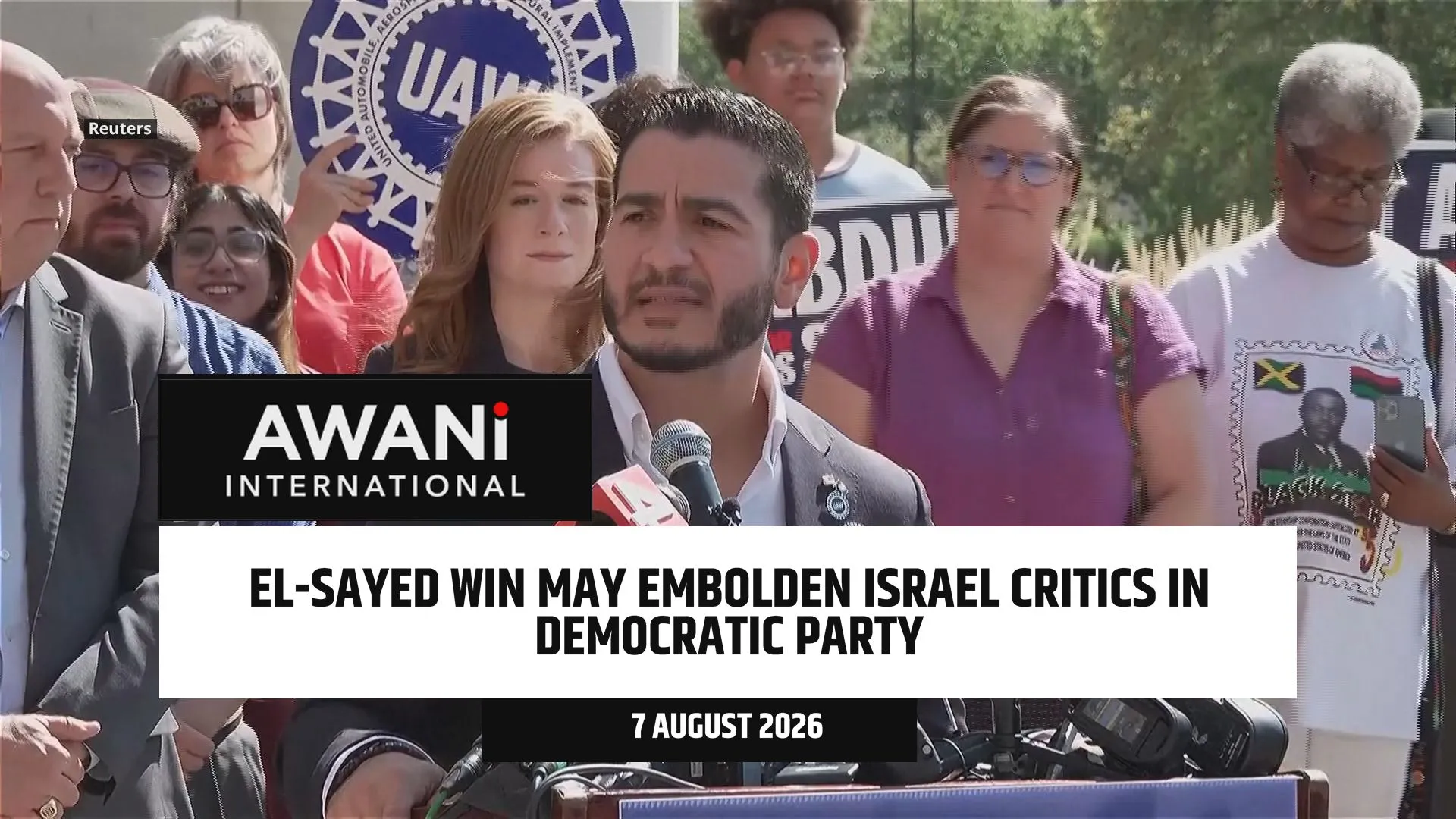 El-Sayed win may embolden Israel critics in Democratic Party