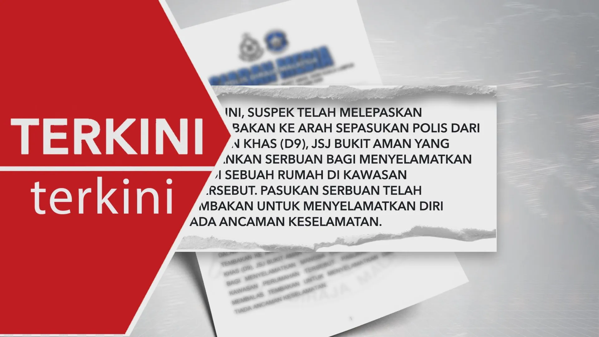 [TERKINI] Dua penculik maut berbalas tembakan, dua mangsa diselamatkan - Polis
