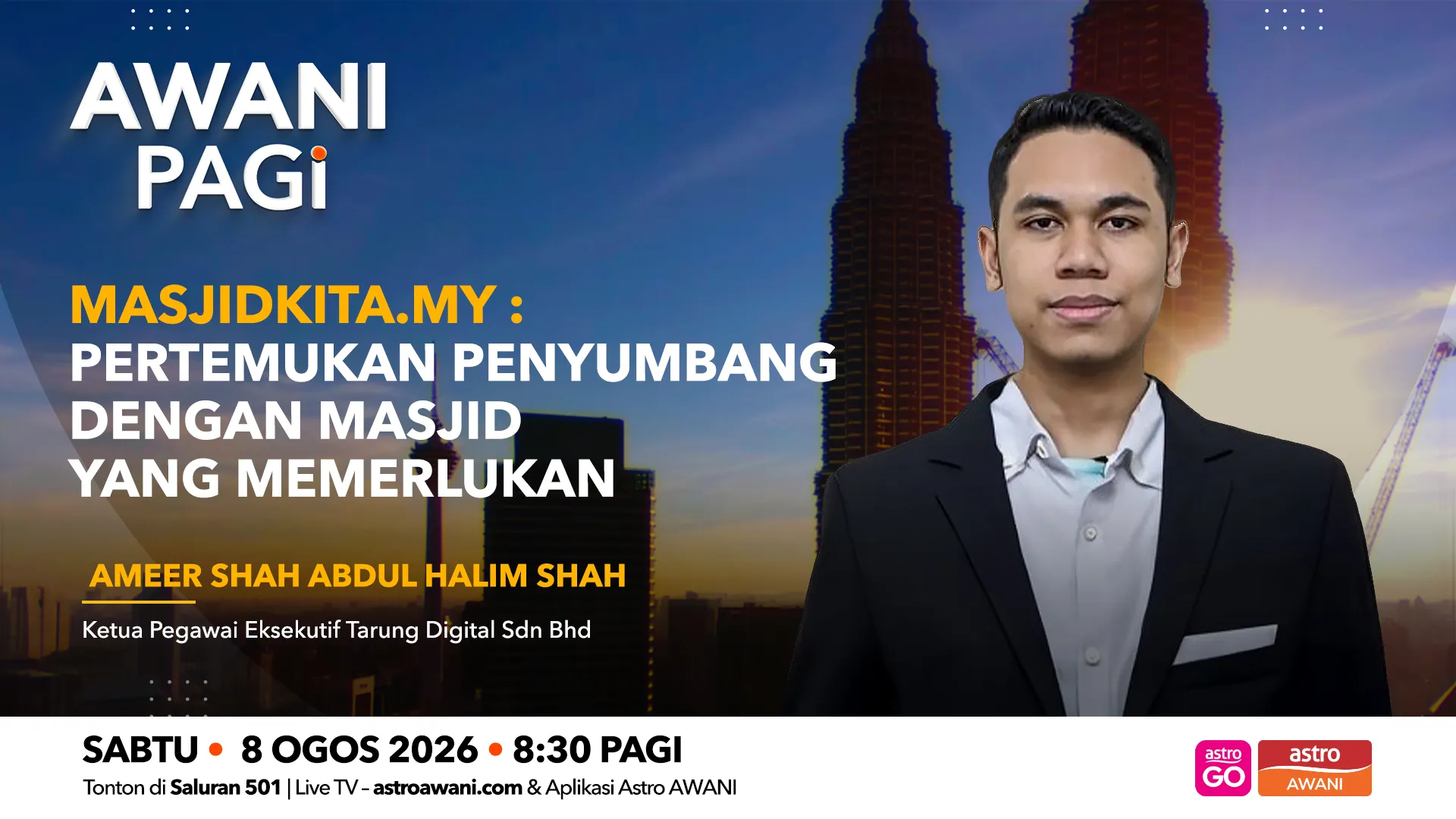 AWANI Pagi: MasjidKita.my | Pertemukan penyumbang dengan masjid yang memerlukan