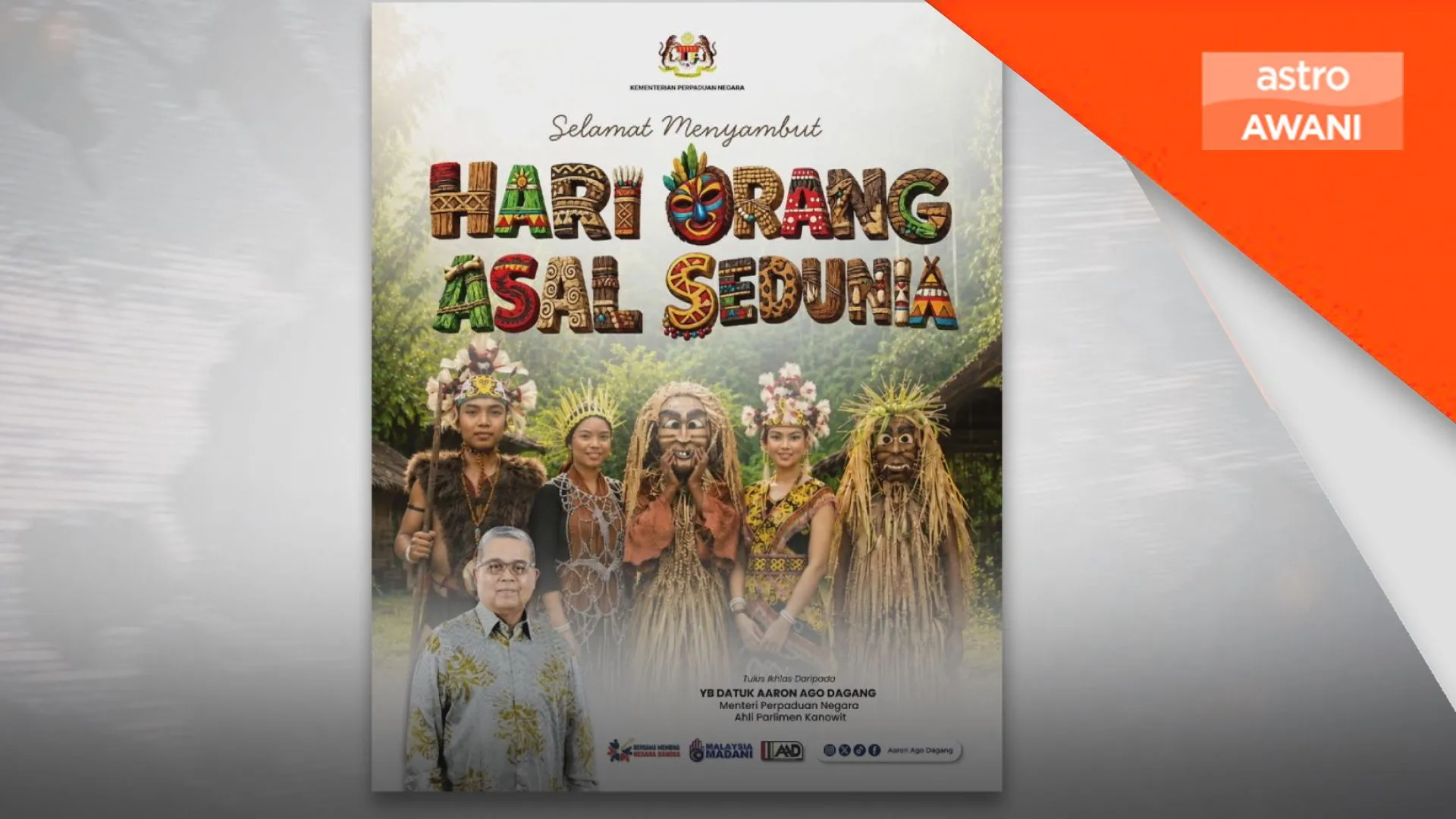 Warisan Orang Asal sebahagian daripada identiti Malaysia - Aaron