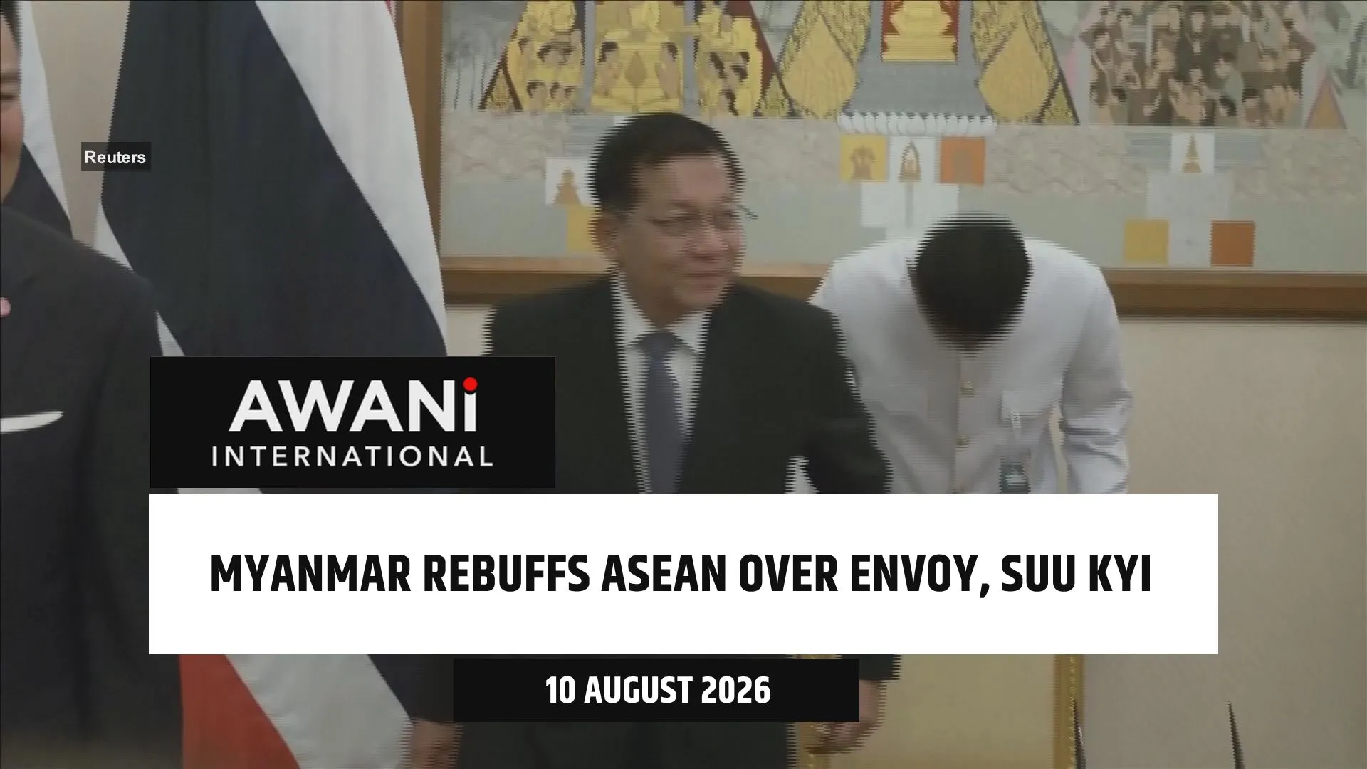 Myanmar rebuffs ASEAN over envoy, Suu Kyi