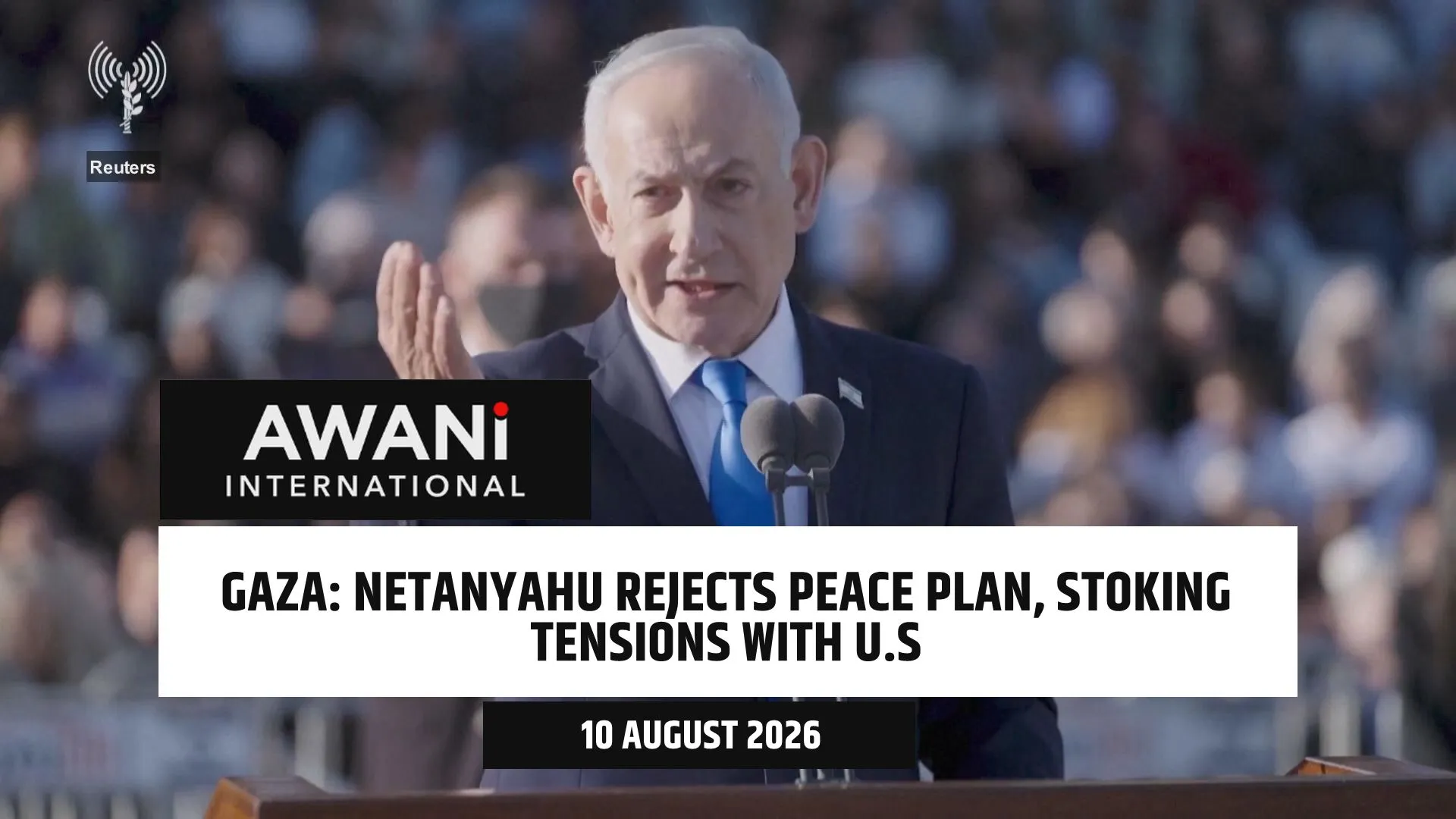 Netanyahu rejects U.S.-led 15-point Gaza peace plan in rare public break with Trump