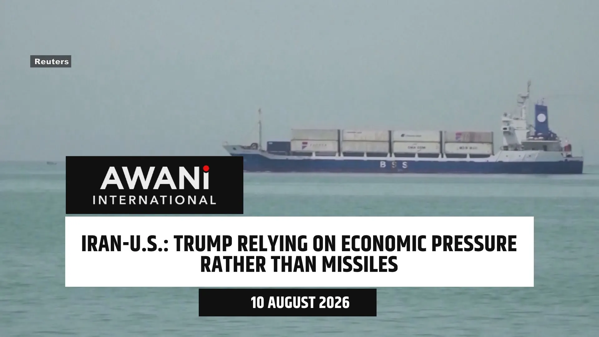 Trump signals preference for economic and diplomatic pressure on Iran as deal stalls