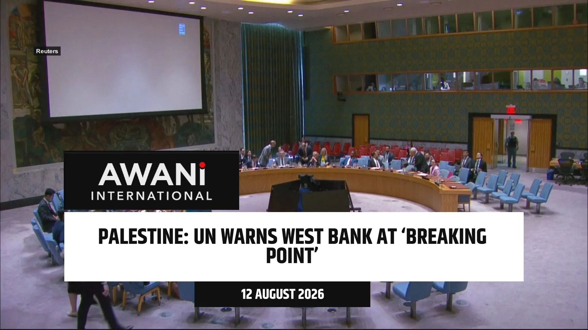 UN warns West Bank at ‘breaking point’