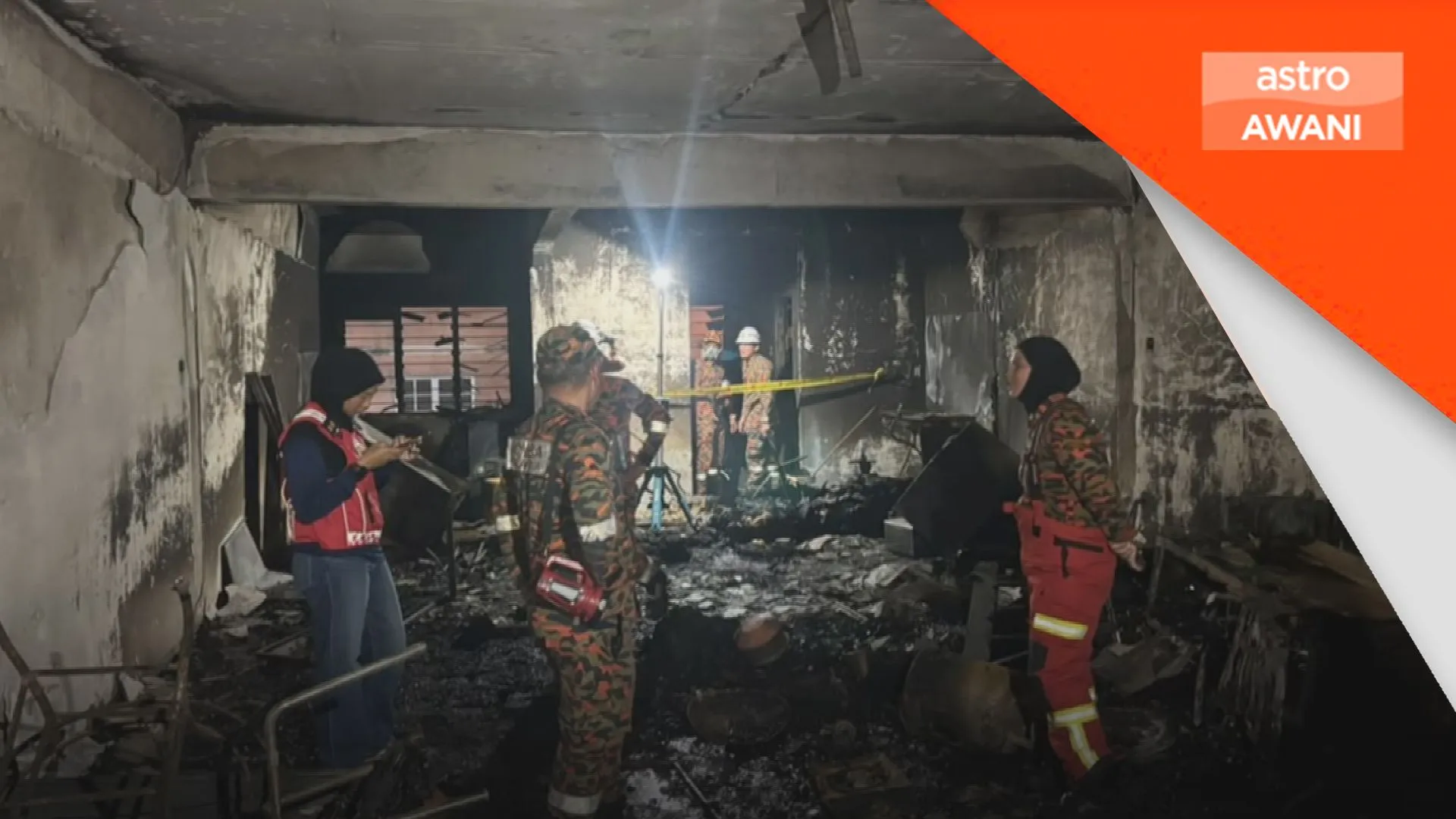 Warga emas, anak saudara maut dalam kebakaran rumah kedai di Klang
