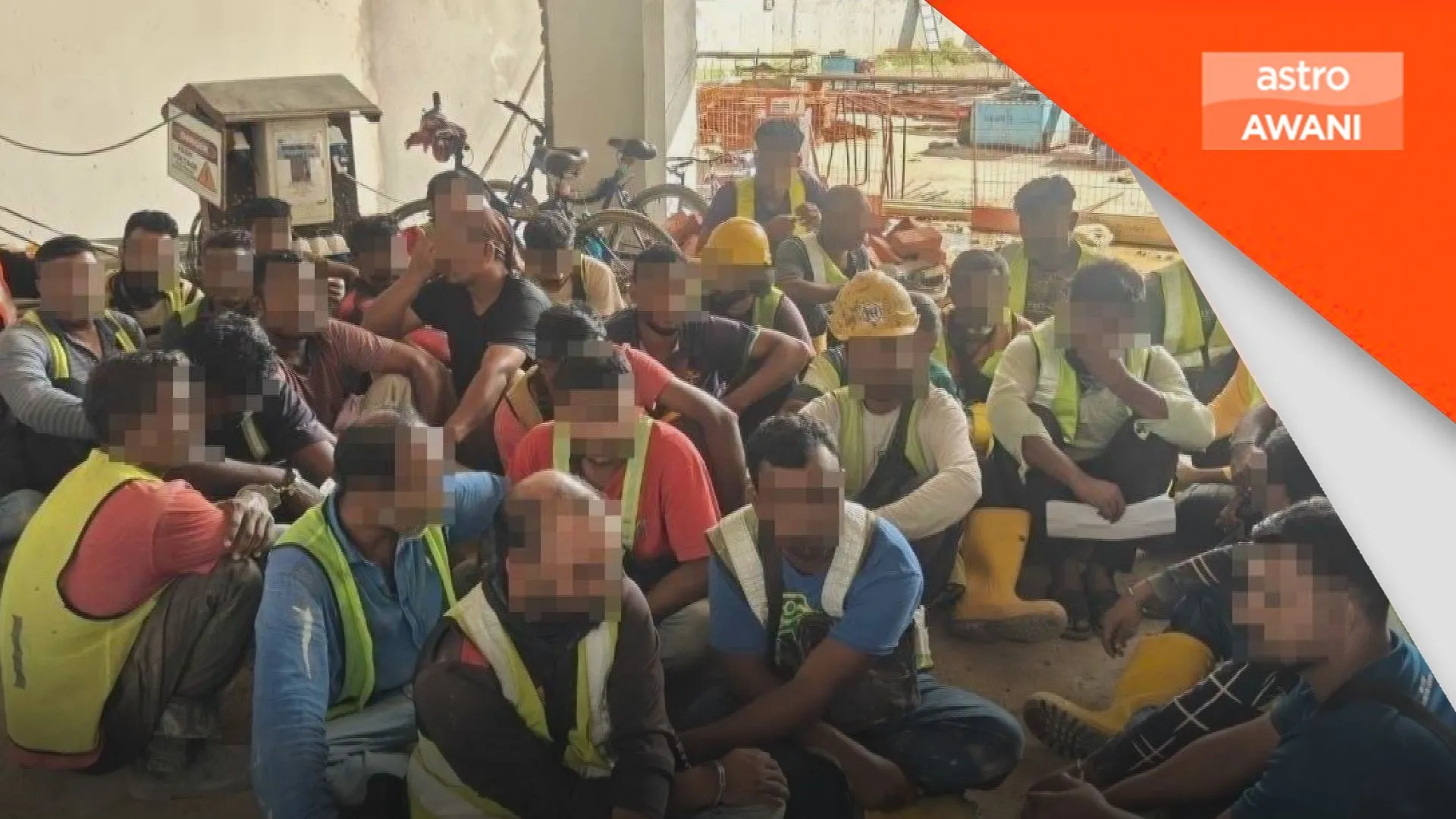 104 warga asing ditahan di tapak pembinaan di Langkawi