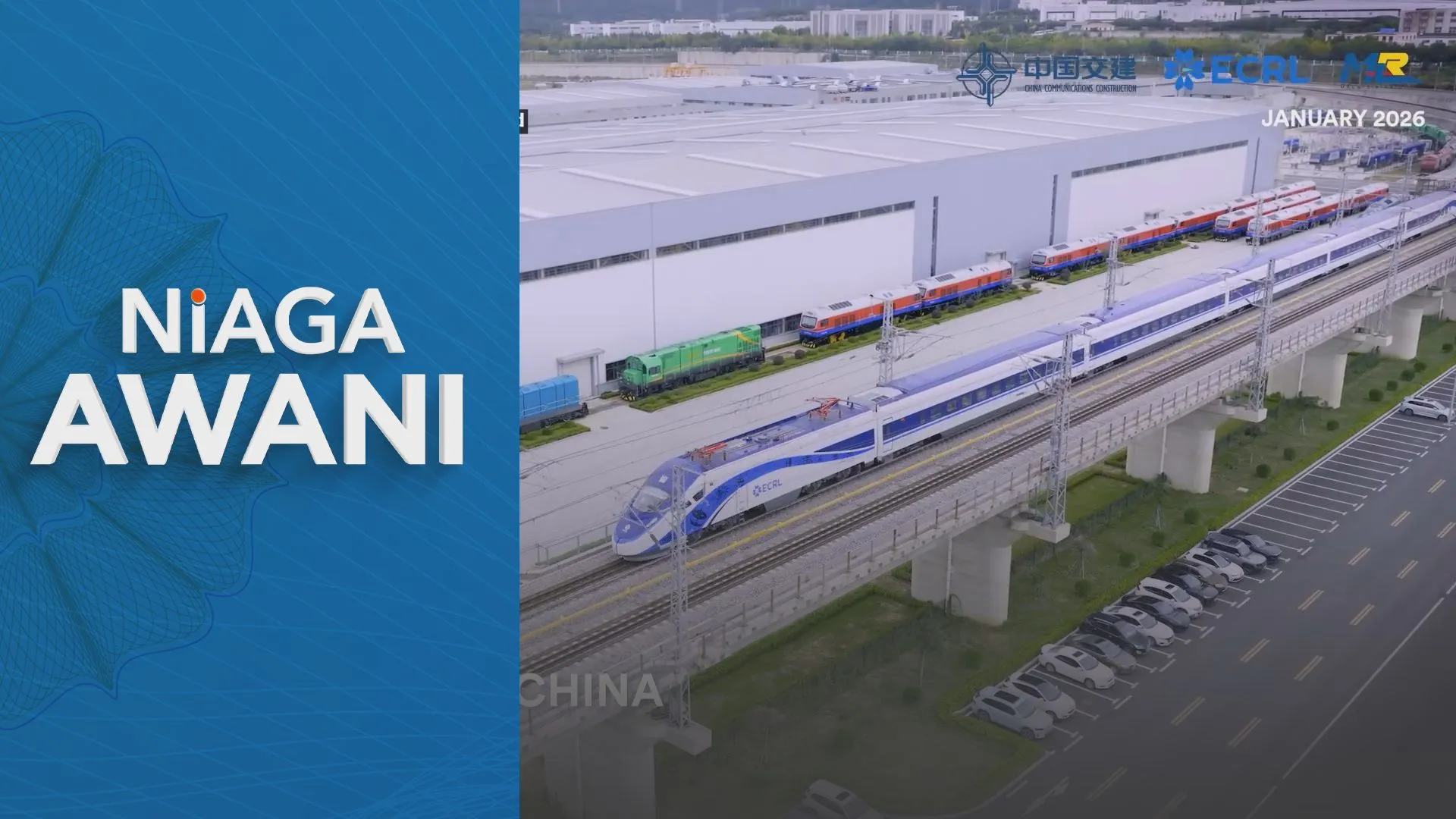 ECRL Kota Bharu-Gombak dijangka beroperasi Disember