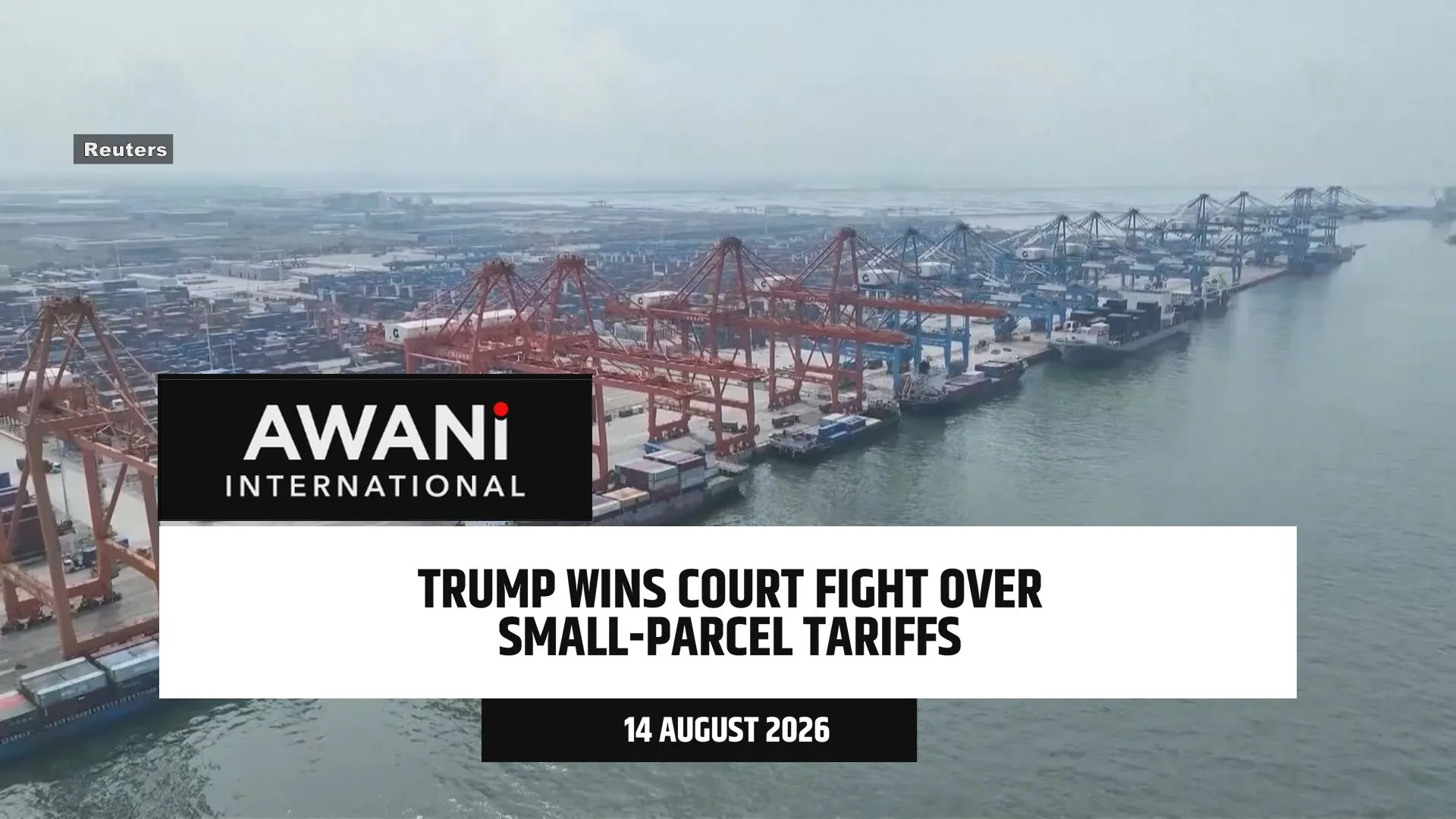 Trump wins court fight over small-parcel tariffs