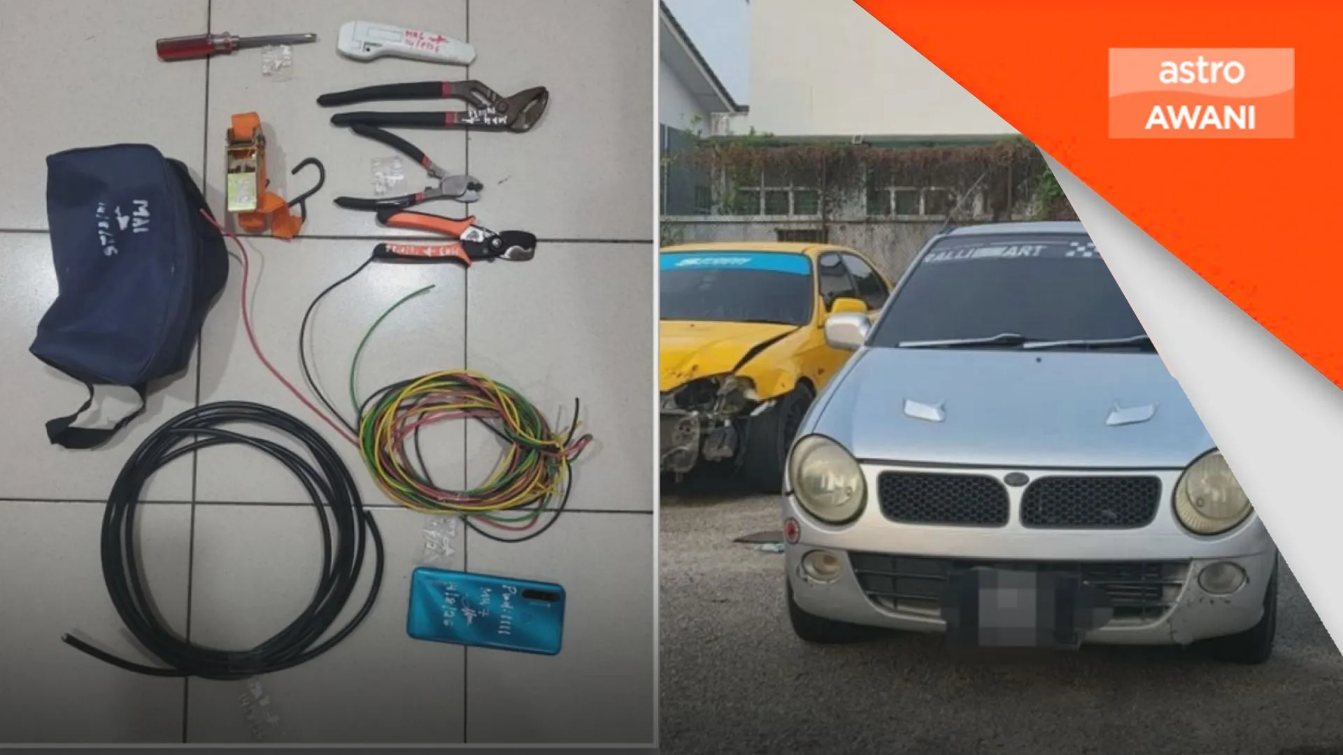 Dua lelaki ditahan disyaki curi kabel elektrik sekolah bernilai RM50,000
