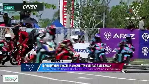 Irfan Haykhal ungguli saingan CP150 di Litar Batu Kawan