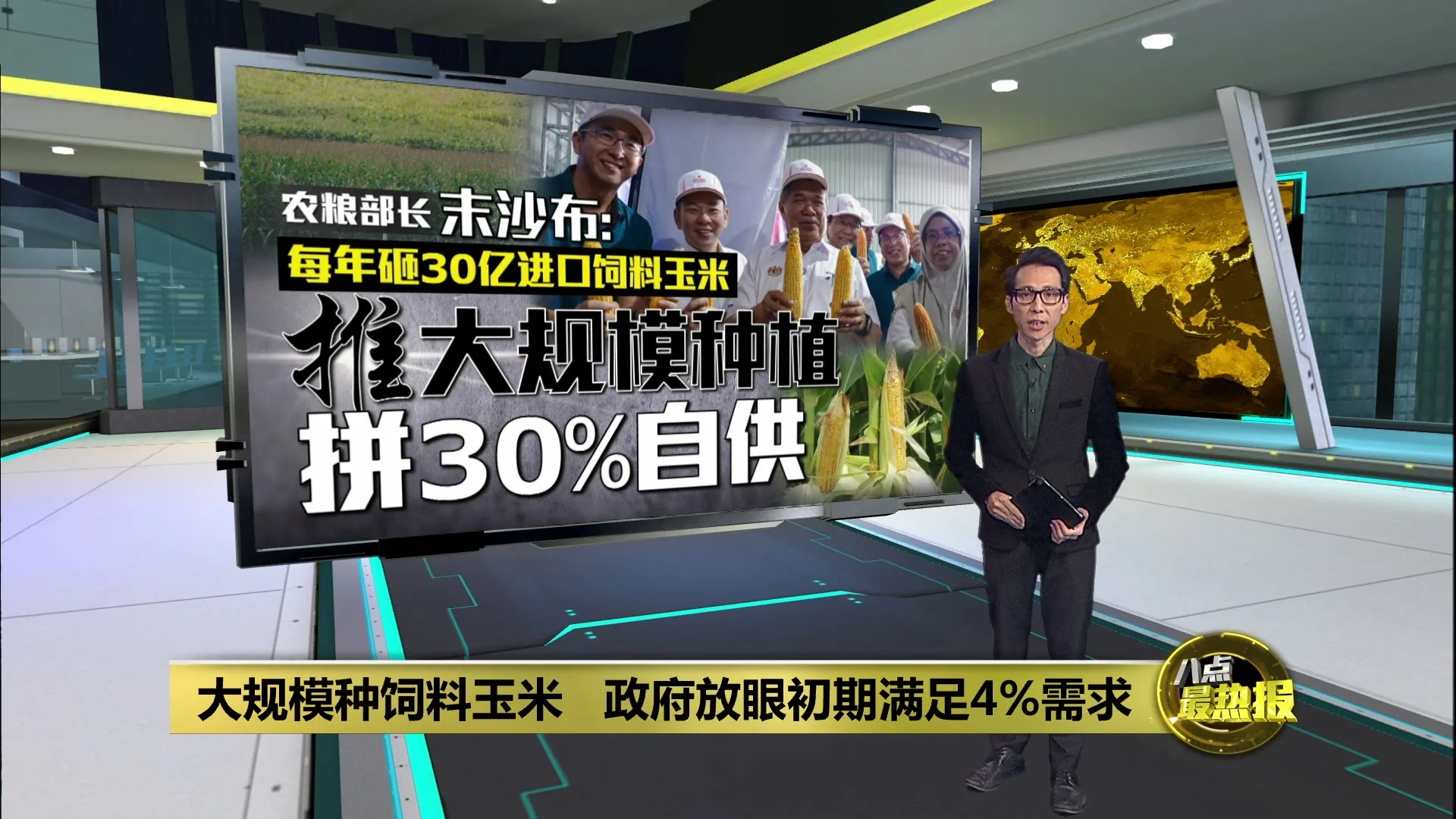大规模种饲料玉米   政府放眼初期满足4%需求