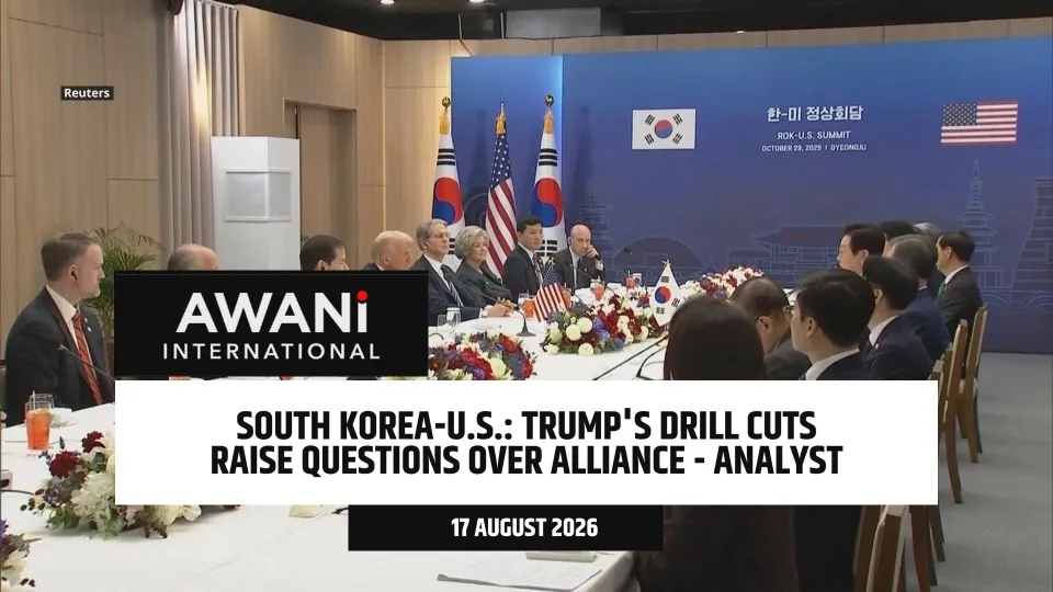 Trump's drill cuts put South Korea-U.S. alliance in question