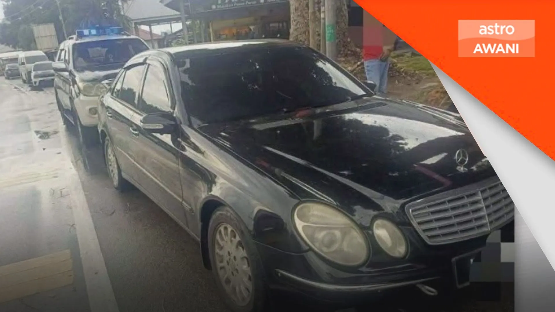 Lelaki Bangladesh tiada lesen bawa sayur guna Mercedes