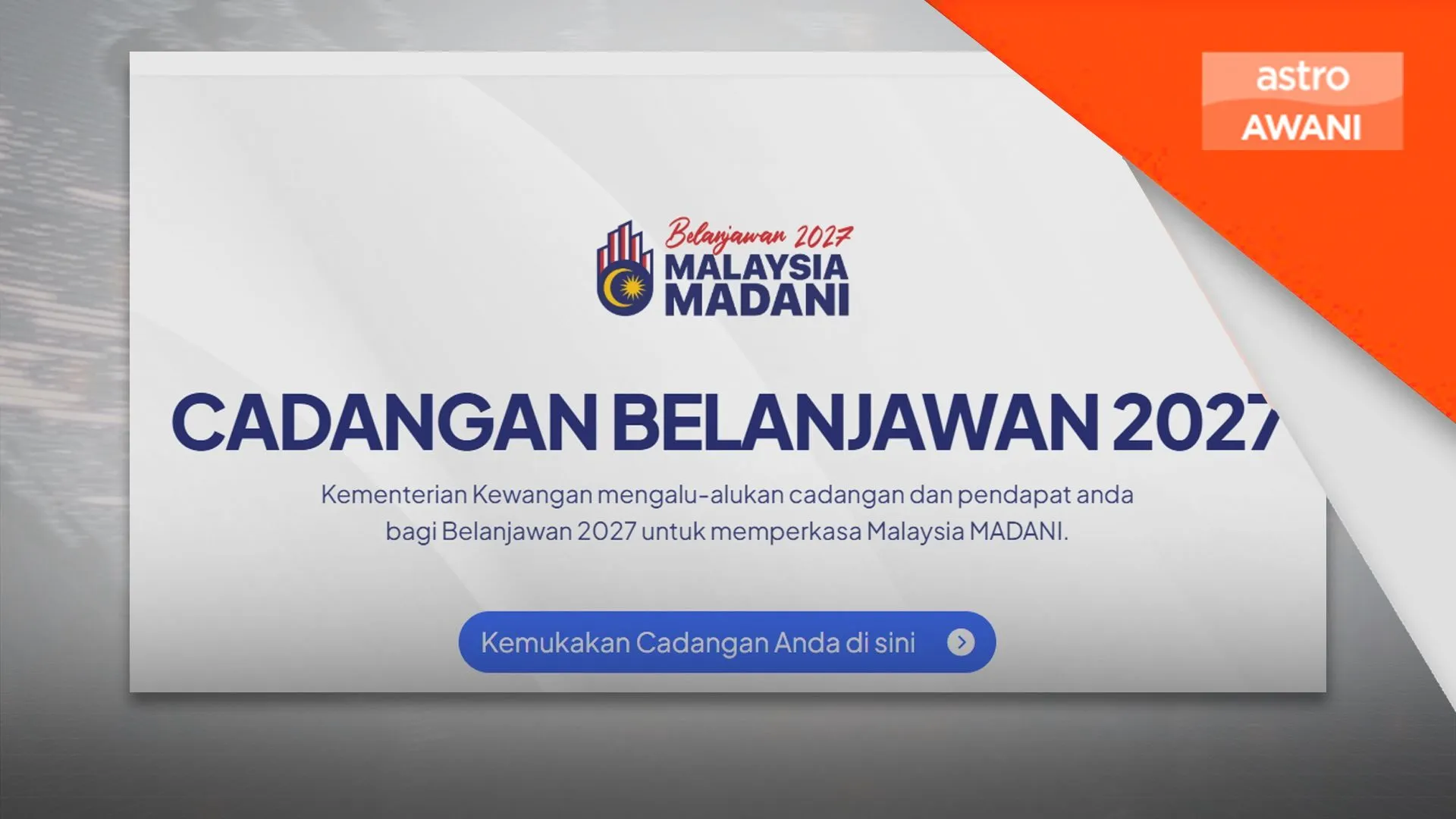 Kerajaan tumpu 10 perkara tingkat kesejahteraan rakyat