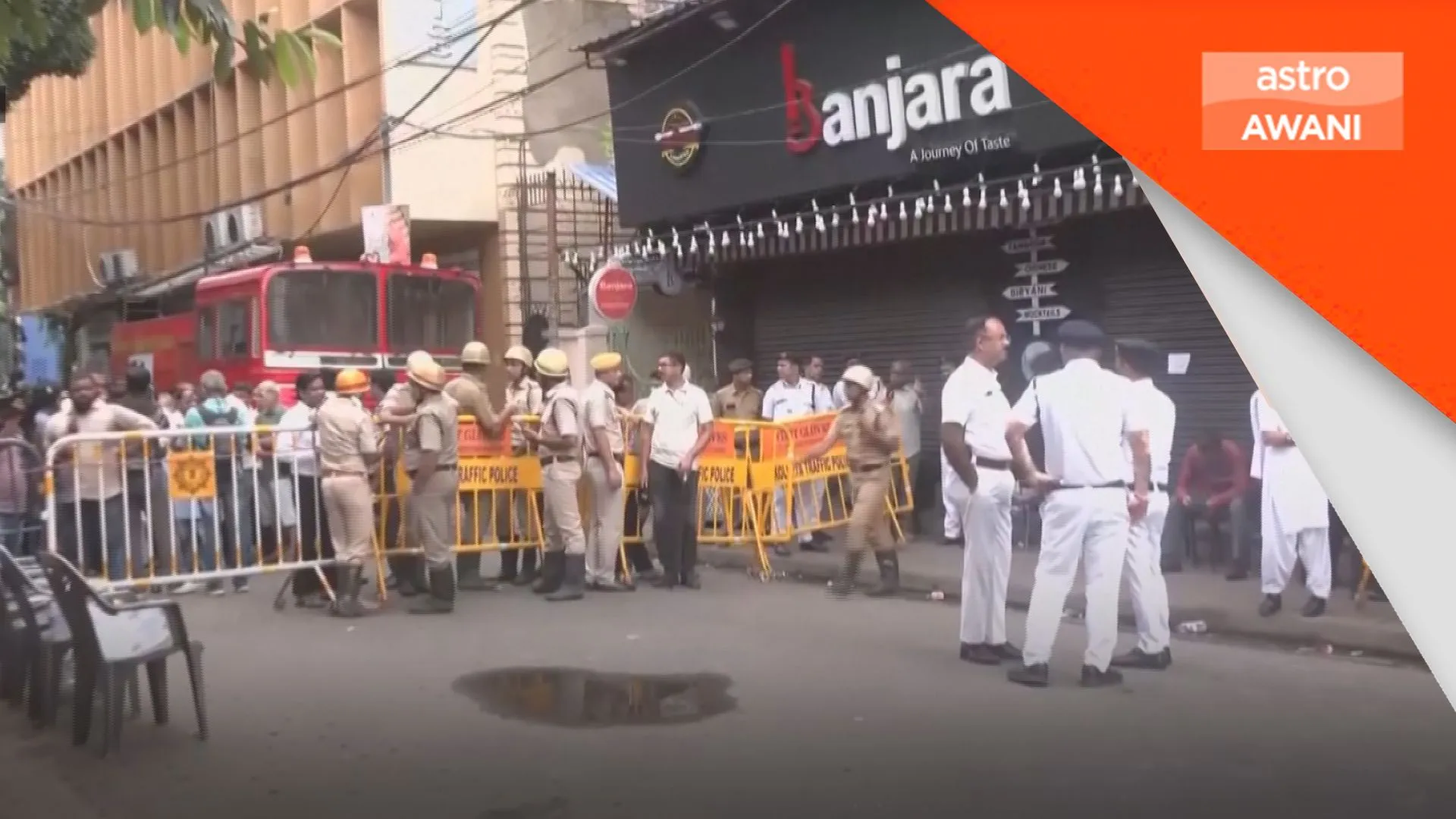 Sembilan maut dalam kebakaran hotel di Kolkata