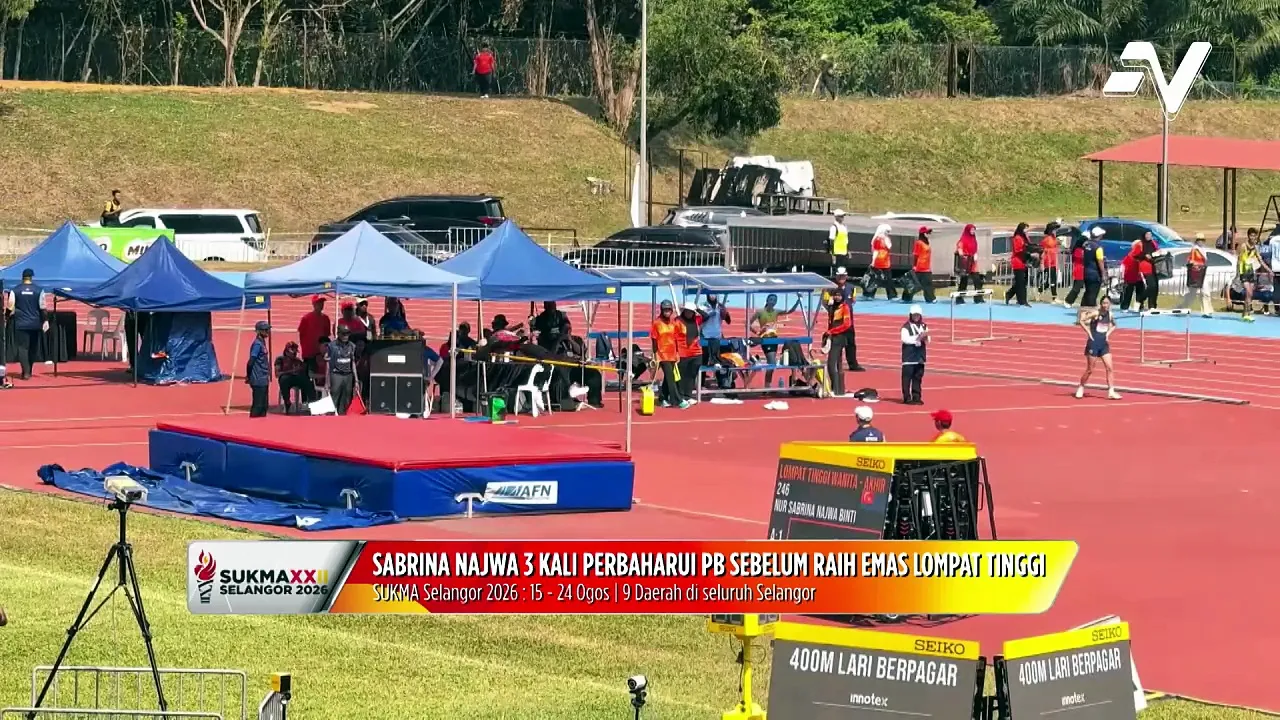 Sabrina Najwa 3 kali perbaharui rekod sebelum raih Pingat Emas lompat tinggi
