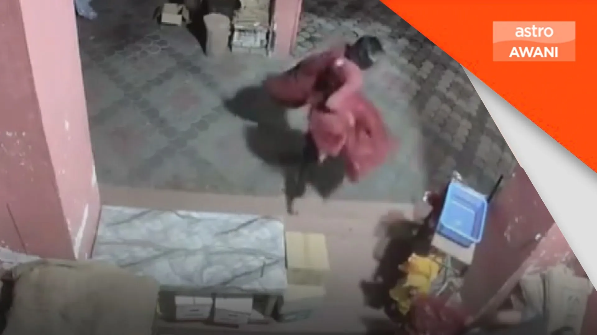 Rakaman dua lelaki curi empat guni lada kering di Pasar Besar Pekan tular