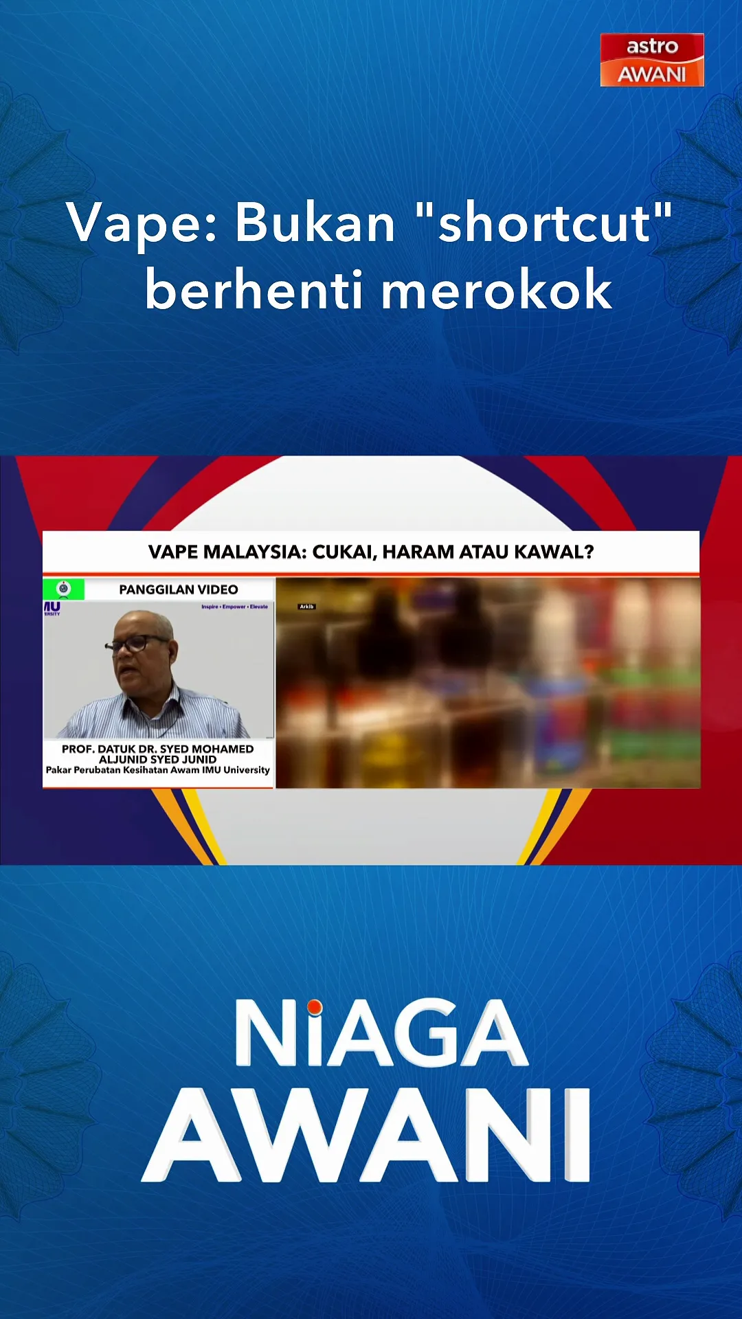 Vape: Bukan "shortcut" berhenti merokok