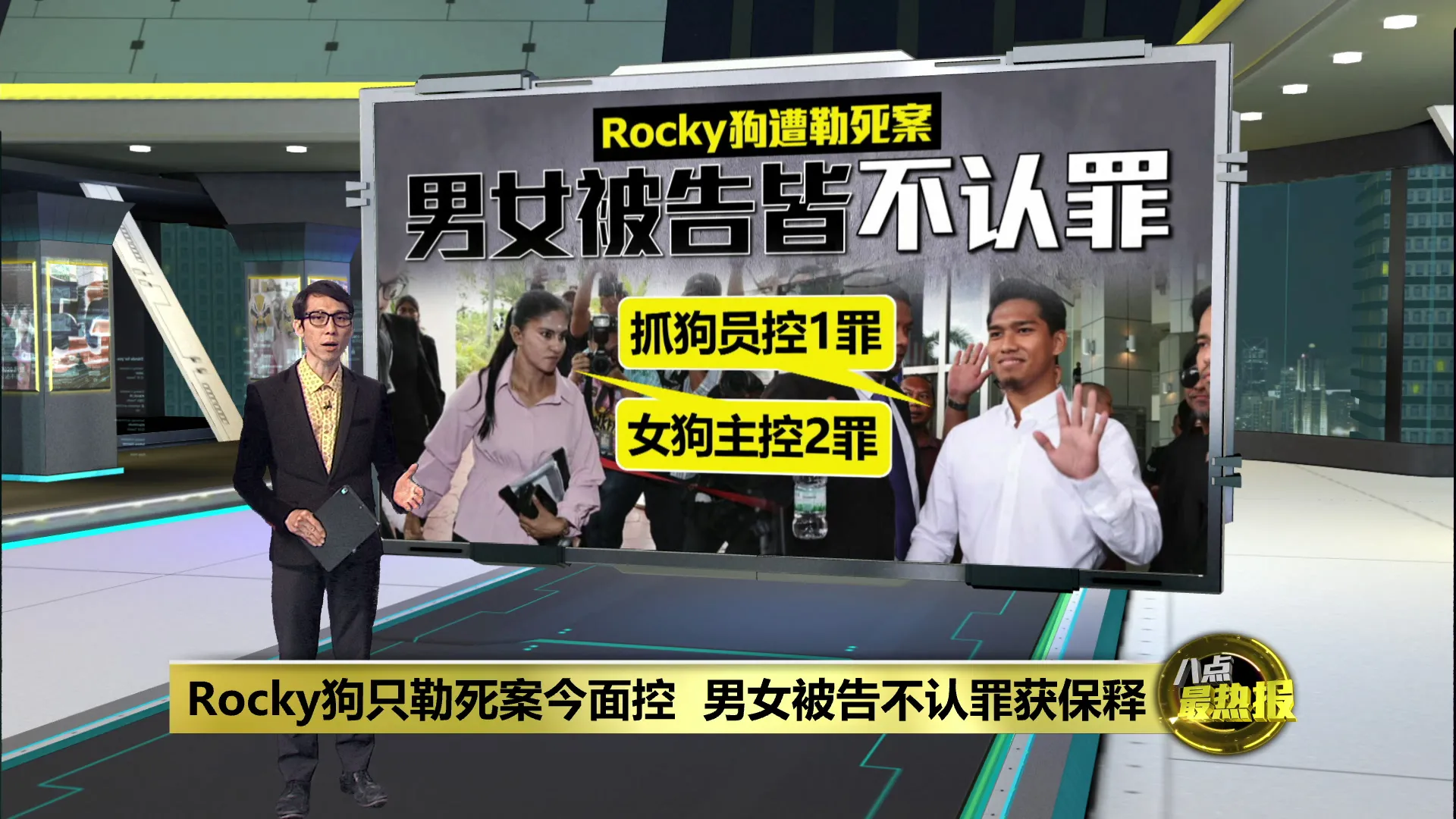 Rocky狗只勒死案今面控  男女被告不认罪获保释